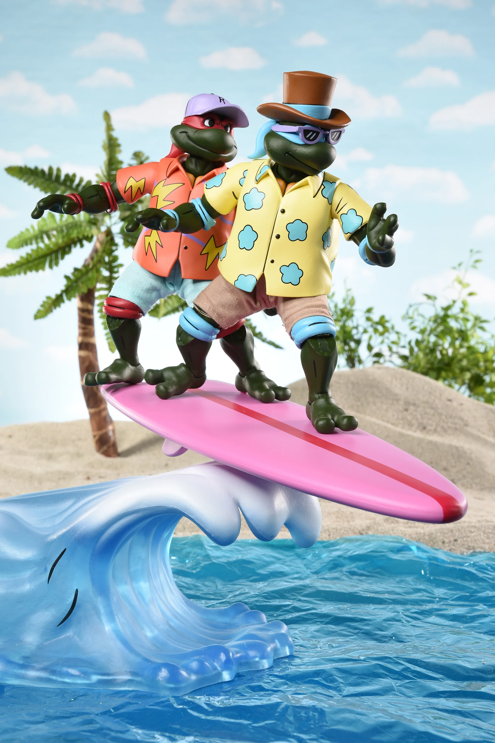 Teenage Mutant Ninja Turtles (Cartoon) - Bodacious Beach Bros. Turtles 7” Scale Action Figure 4-Pack (2025 Con Exclusive) (PRE-ORDER) - Image 3