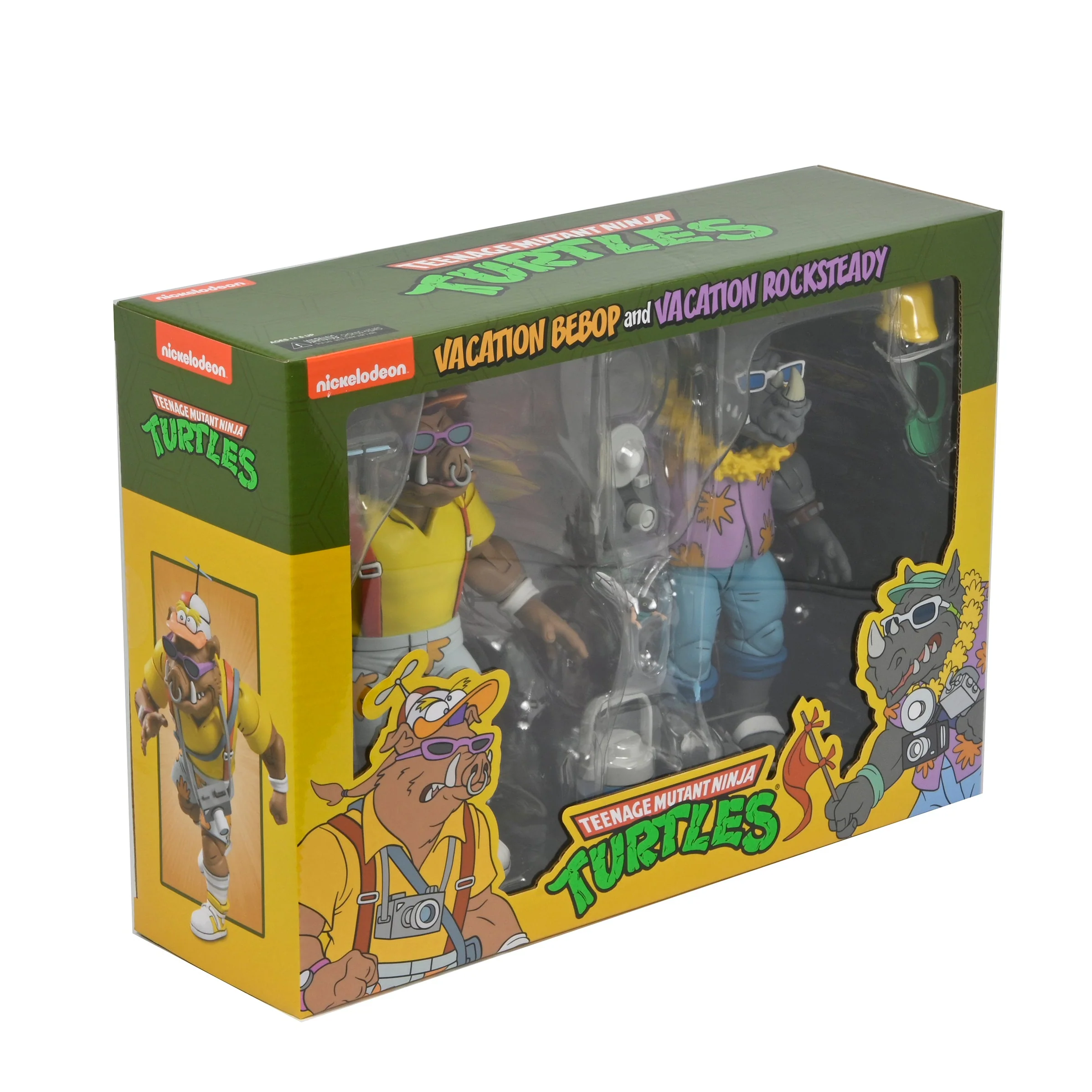 Teenage Mutant Ninja Turtles (Cartoon) - Vacation Bebop and Rocksteady 7" Scale Action Figure 2-Pack - Image 11