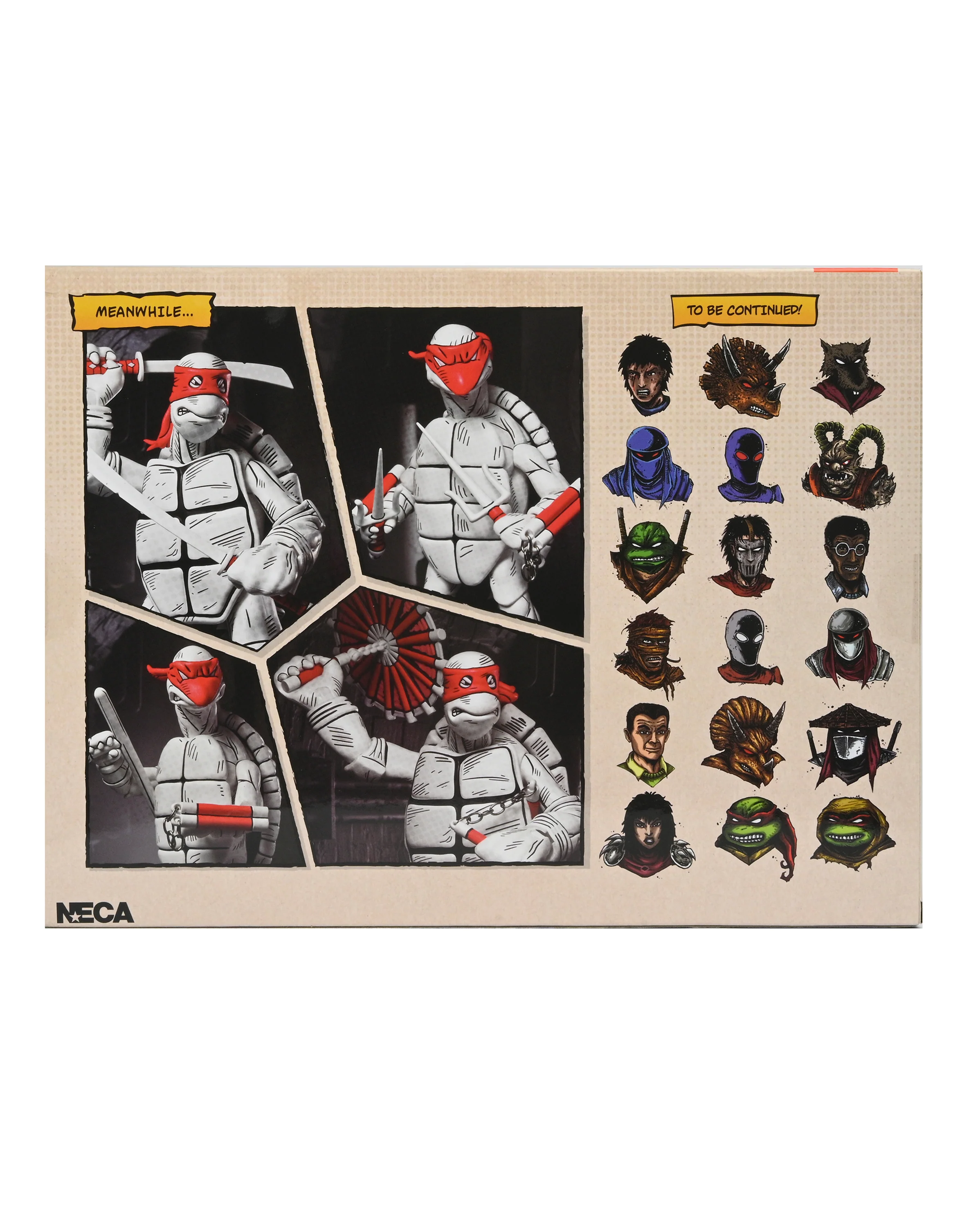 Teenage Mutant Ninja Turtles (Mirage Comics) - Black and White First Turtles 7" Scale Action Figure 2-Pack - Image 14