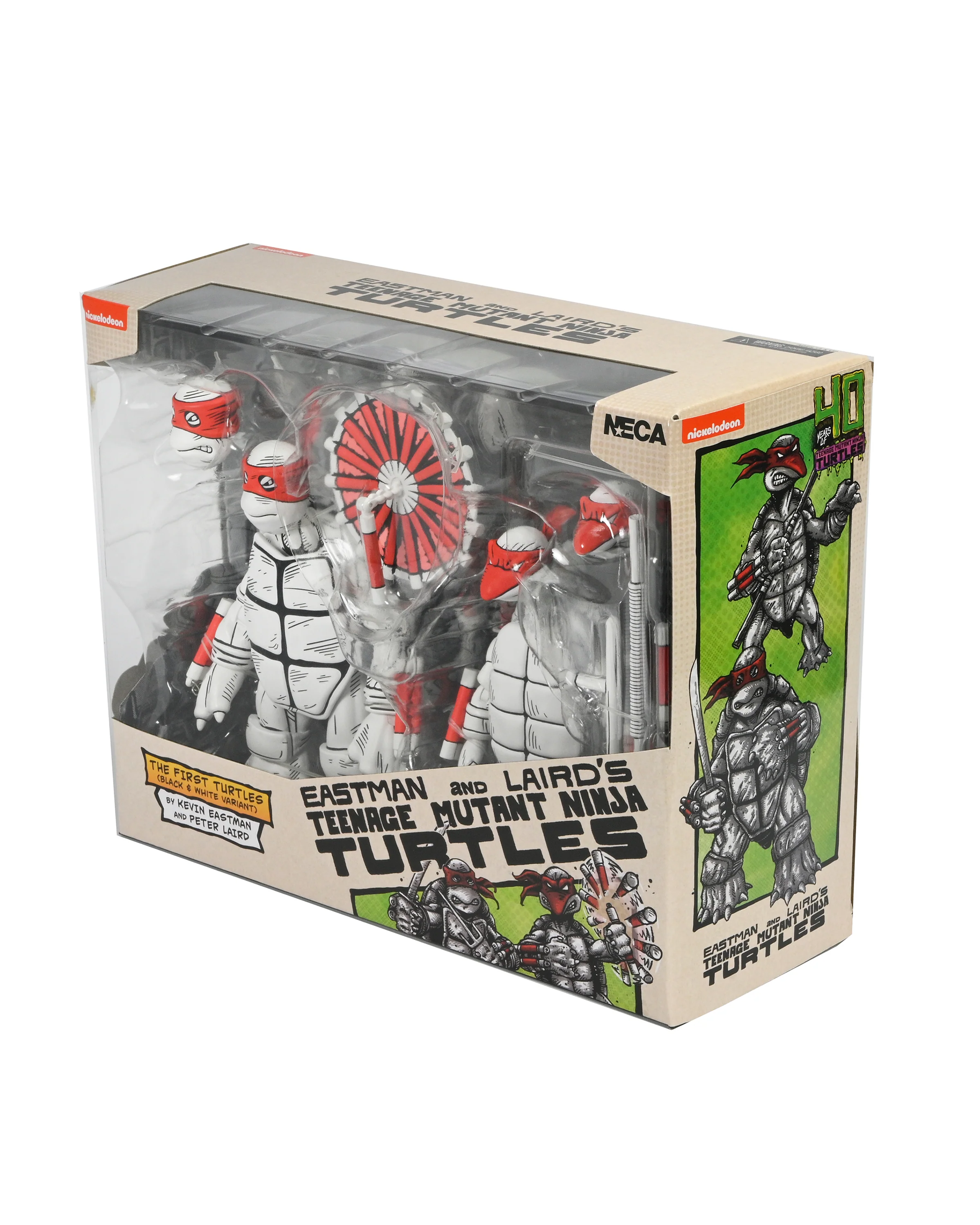Teenage Mutant Ninja Turtles (Mirage Comics) - Black and White First Turtles 7" Scale Action Figure 2-Pack - Image 16