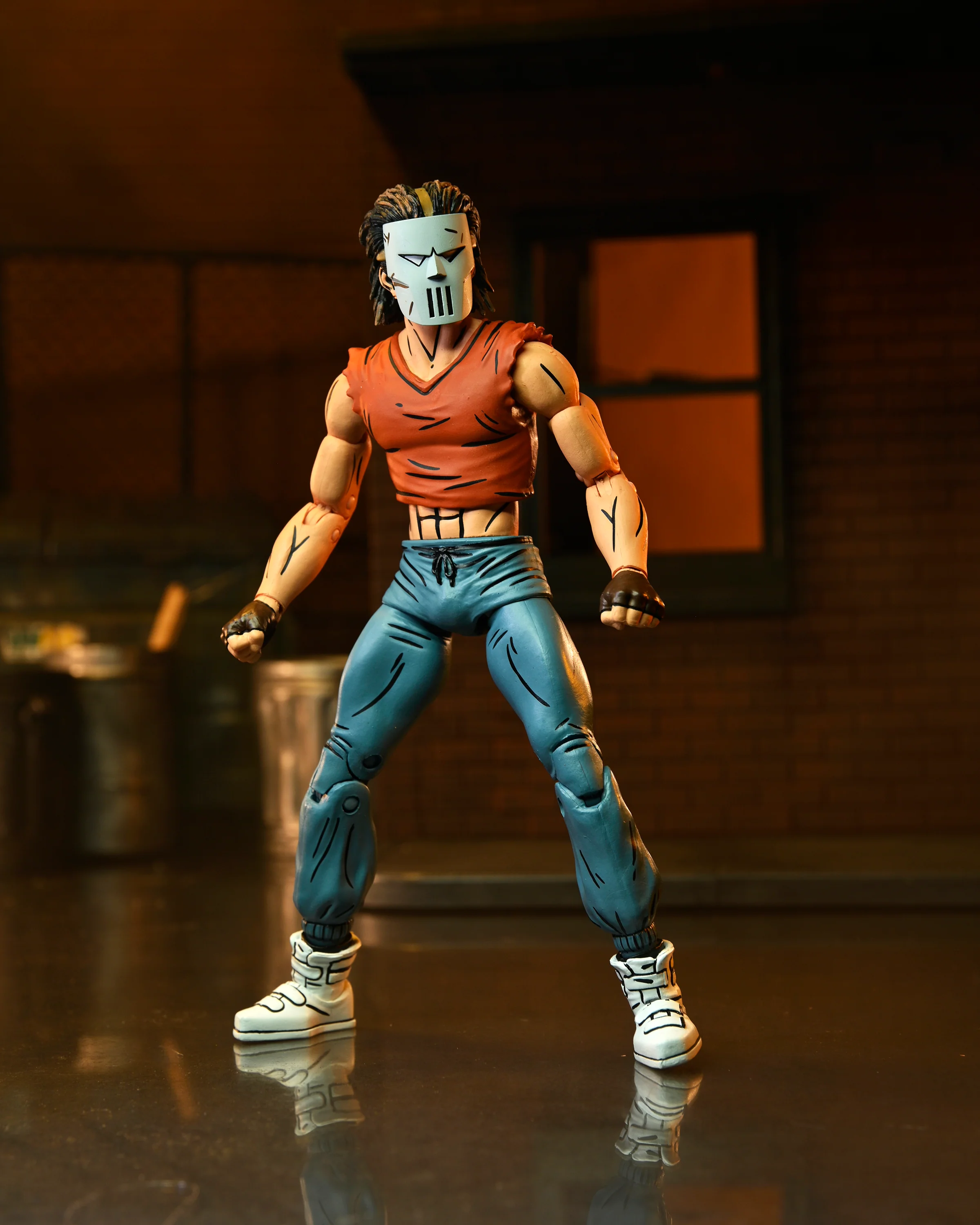 Teenage Mutant Ninja Turtles (Mirage Comics) Casey Jones in Red Shirt 7" Scale Action Figure
