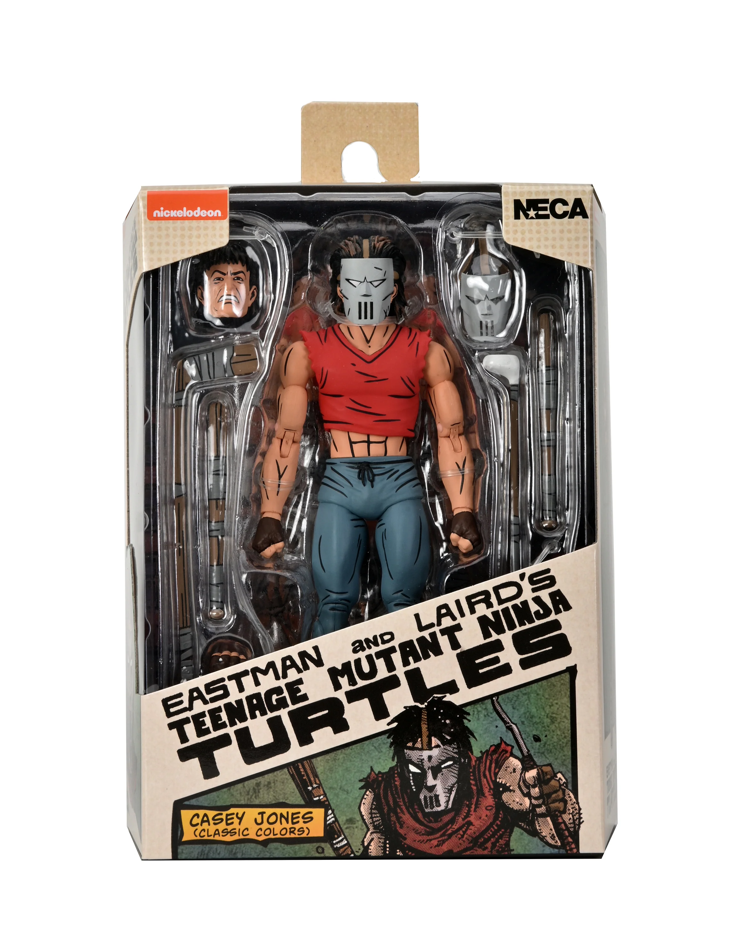 Teenage Mutant Ninja Turtles (Mirage Comics) Casey Jones in Red Shirt 7" Scale Action Figure - Image 12