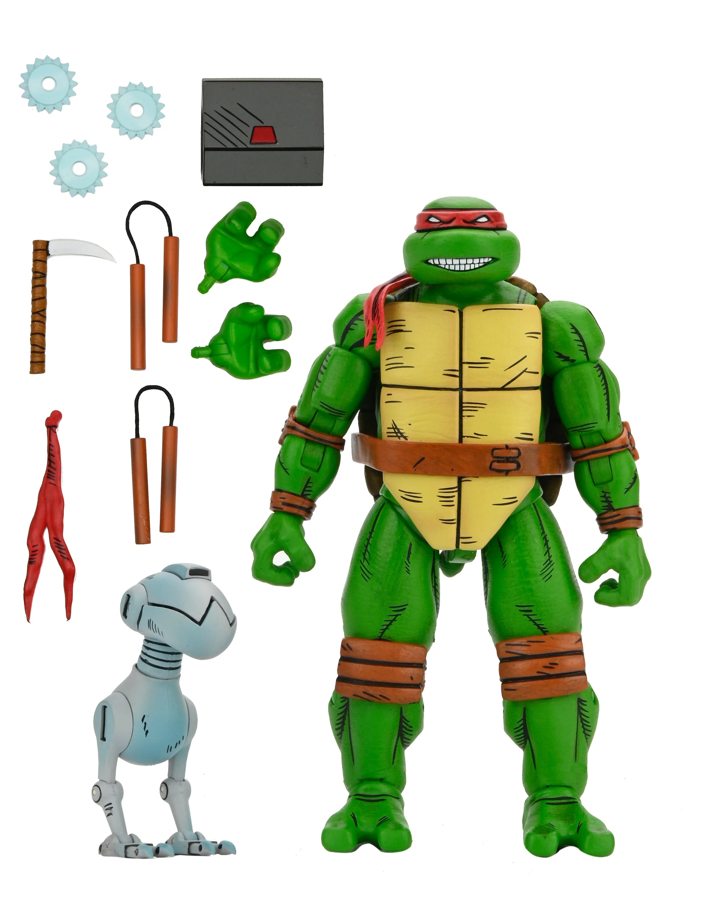 Teenage Mutant Ninja Turtles (Mirage Comics) - Donatello, Leonardo, Michelangelo & Raphael 7” Scale Action Figures Bundle - Image 10