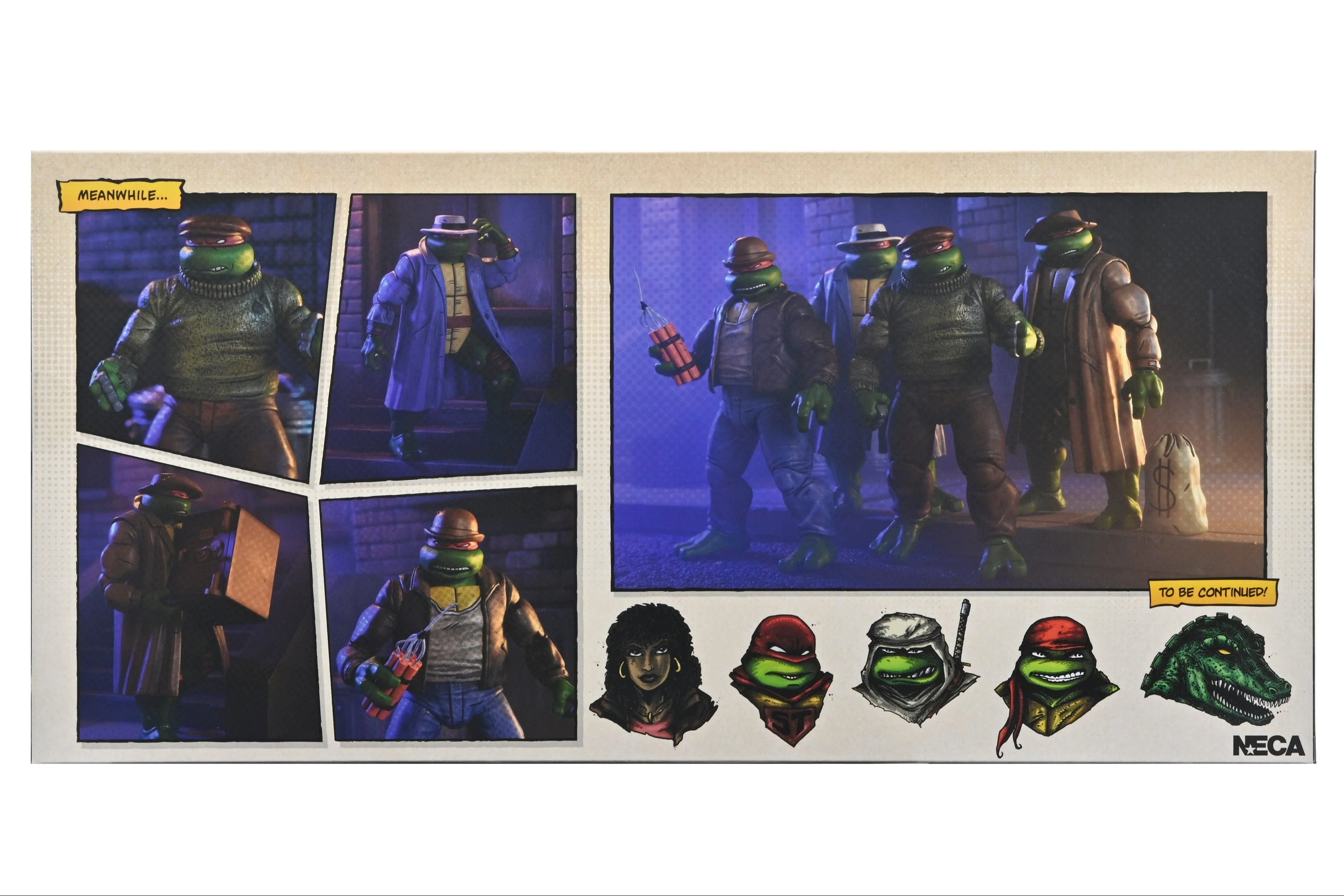 Teenage Mutant Ninja Turtles (Mirage Comics) - Gangster Turtles 7” Scale Action Figure 4-Pack - Image 12