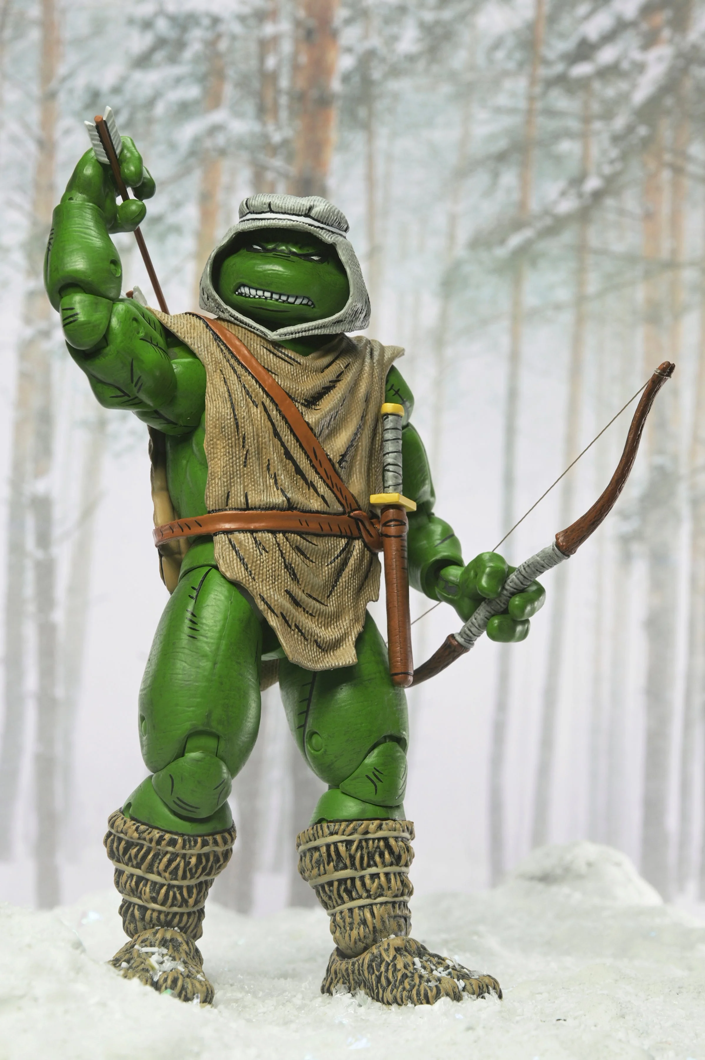 Teenage Mutant Ninja Turtles (Mirage Comics) - Hunter Leonardo 7" Scale Action Figure - Image 2