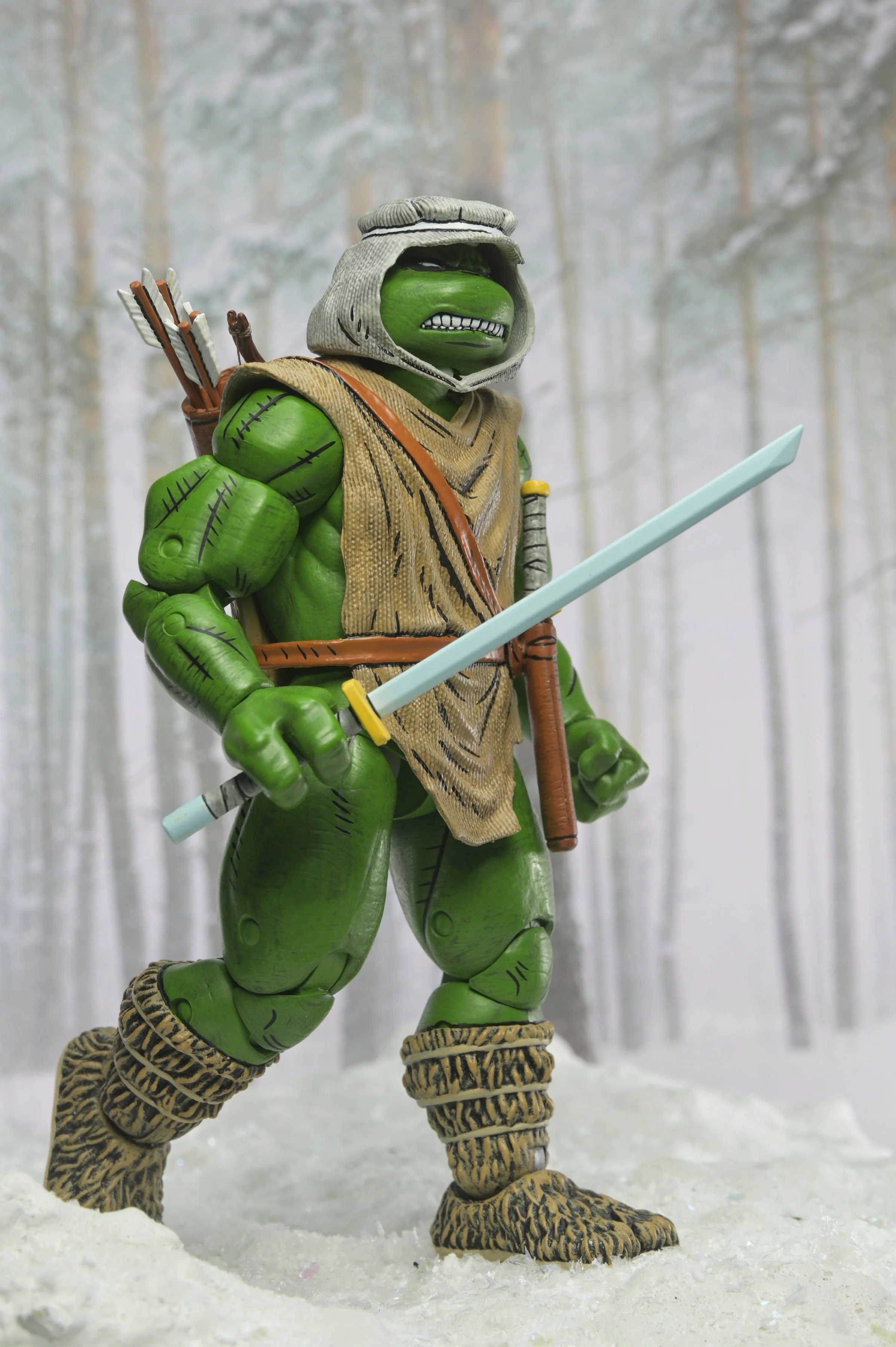 Teenage Mutant Ninja Turtles (Mirage Comics) - Hunter Leonardo 7" Scale Action Figure - Image 3