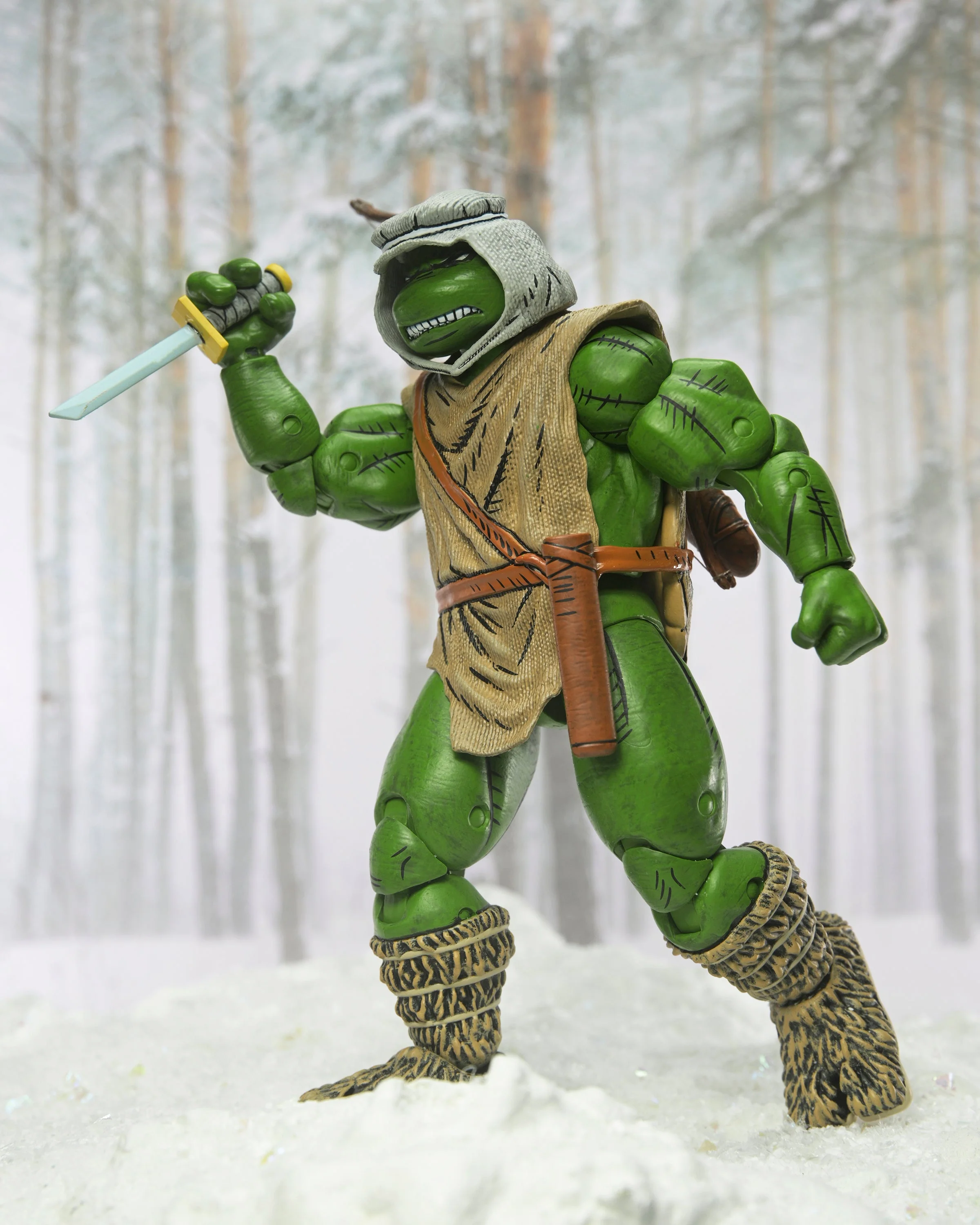 Teenage Mutant Ninja Turtles (Mirage Comics) - Hunter Leonardo 7" Scale Action Figure - Image 8