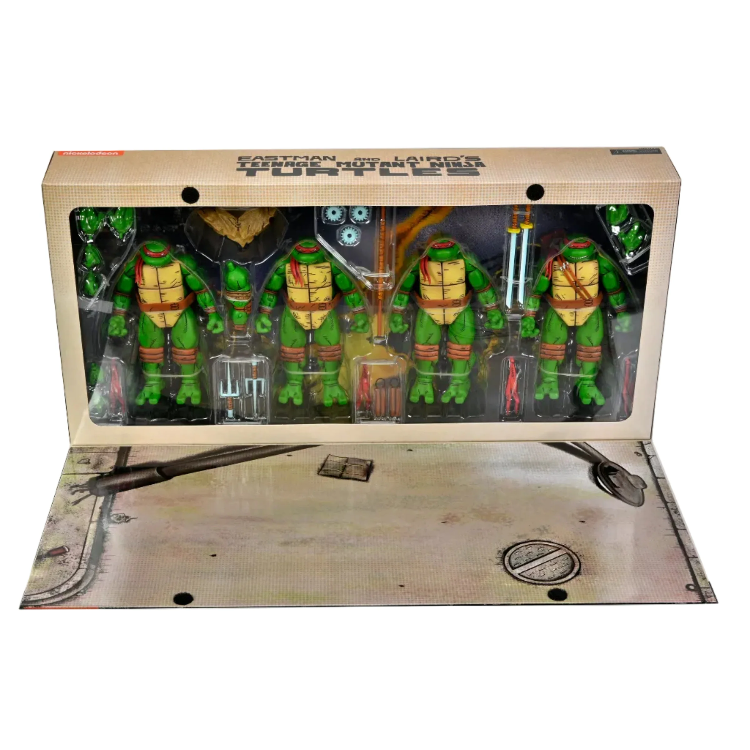 Teenage Mutant Ninja Turtles (Mirage Comics) - Leonardo, Raphael, Michelangelo, and Donatello 7" Scale Action Figure 4-Pack - Image 10