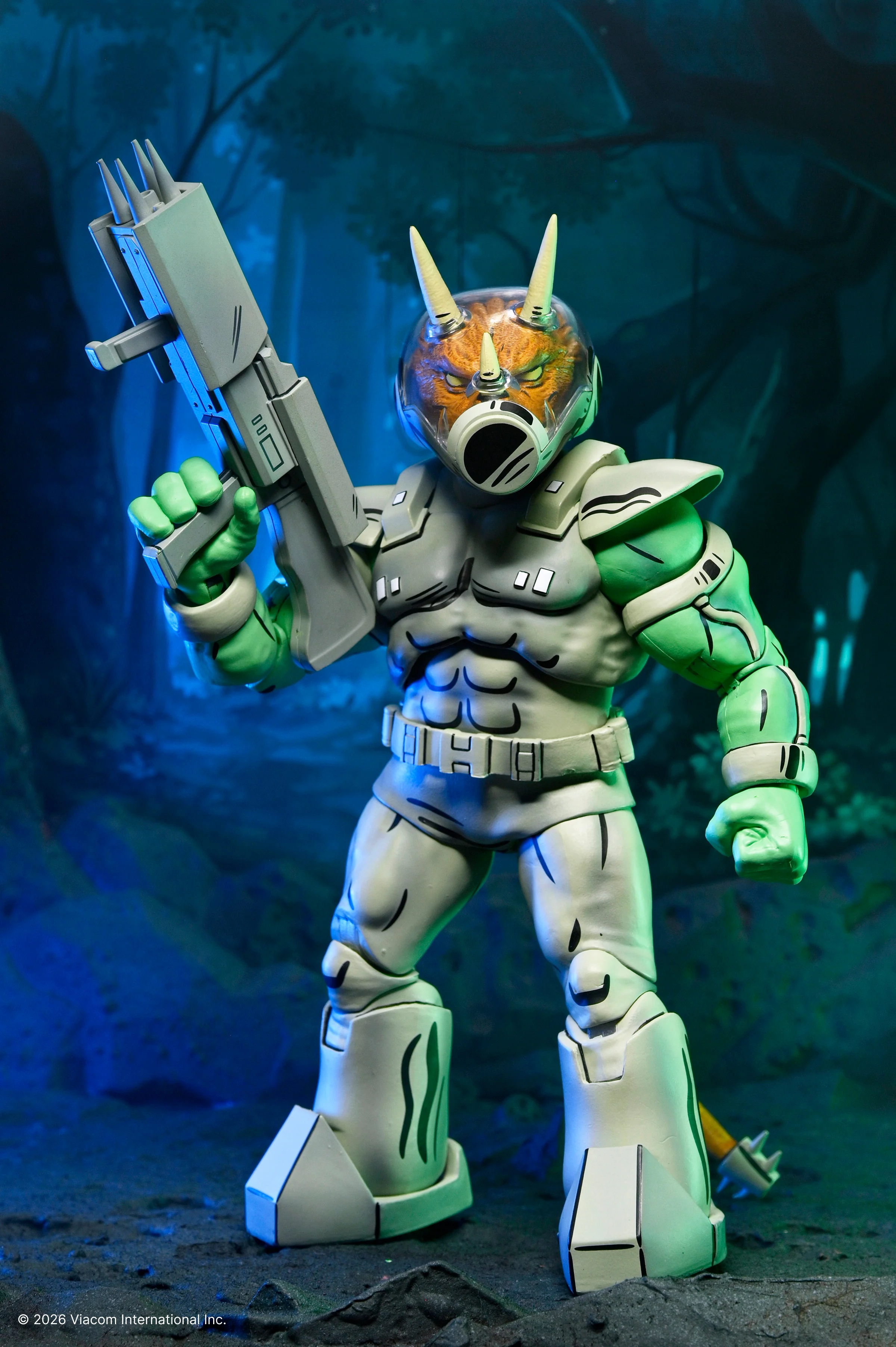 Teenage Mutant Ninja Turtles (Mirage Comics) - Shock Commando Triceraton 7” Scale Action Figure (PRE-ORDER)