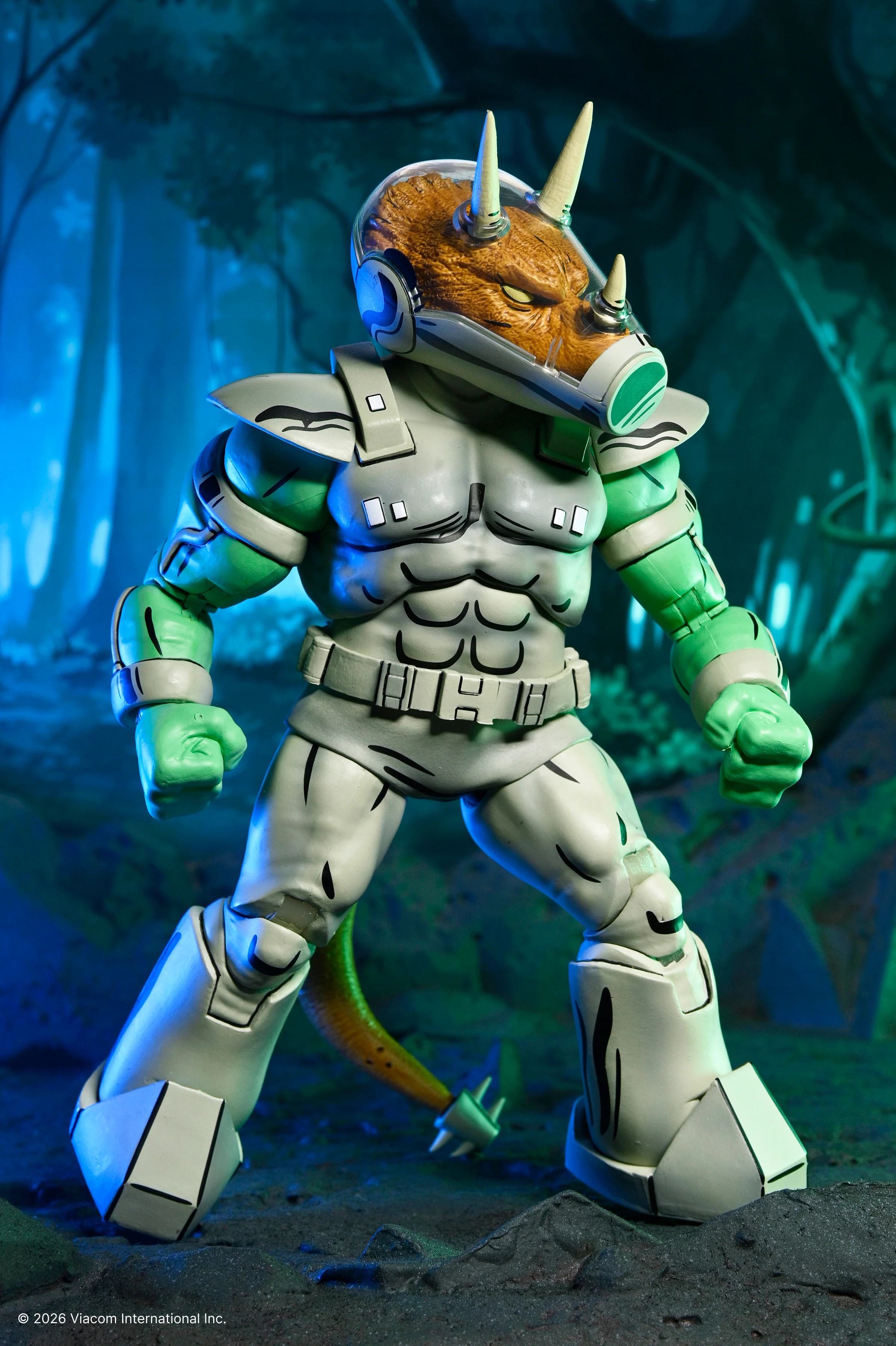 Teenage Mutant Ninja Turtles (Mirage Comics) - Shock Commando Triceraton 7” Scale Action Figure (PRE-ORDER) - Image 3