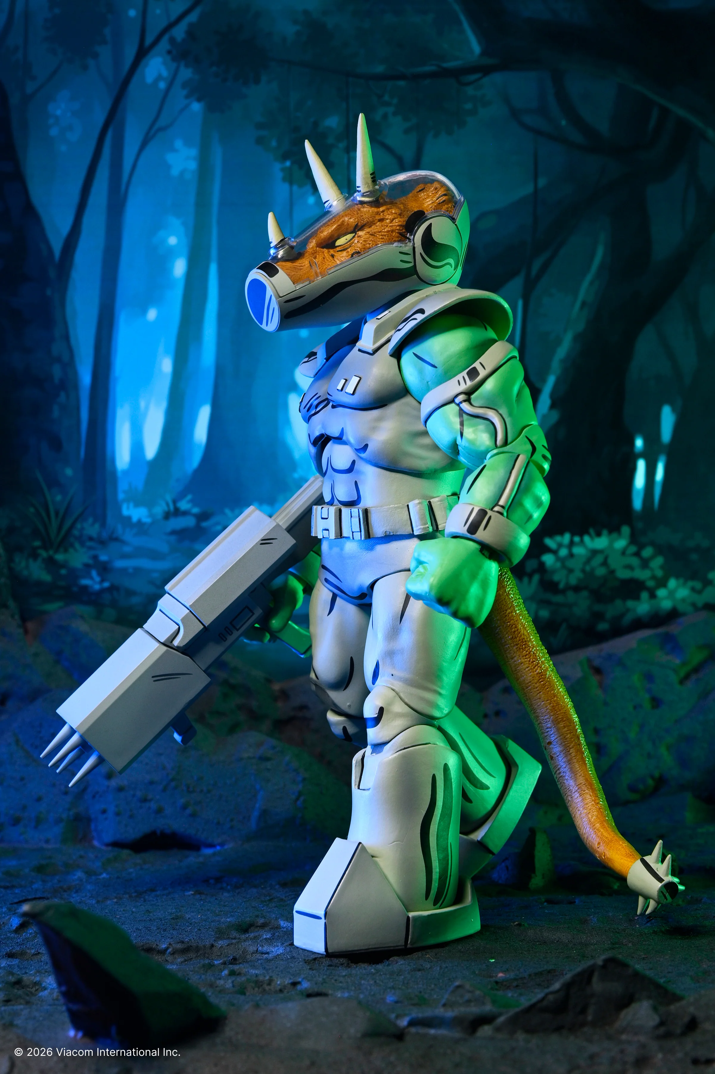 Teenage Mutant Ninja Turtles (Mirage Comics) - Shock Commando Triceraton 7” Scale Action Figure (PRE-ORDER) - Image 5