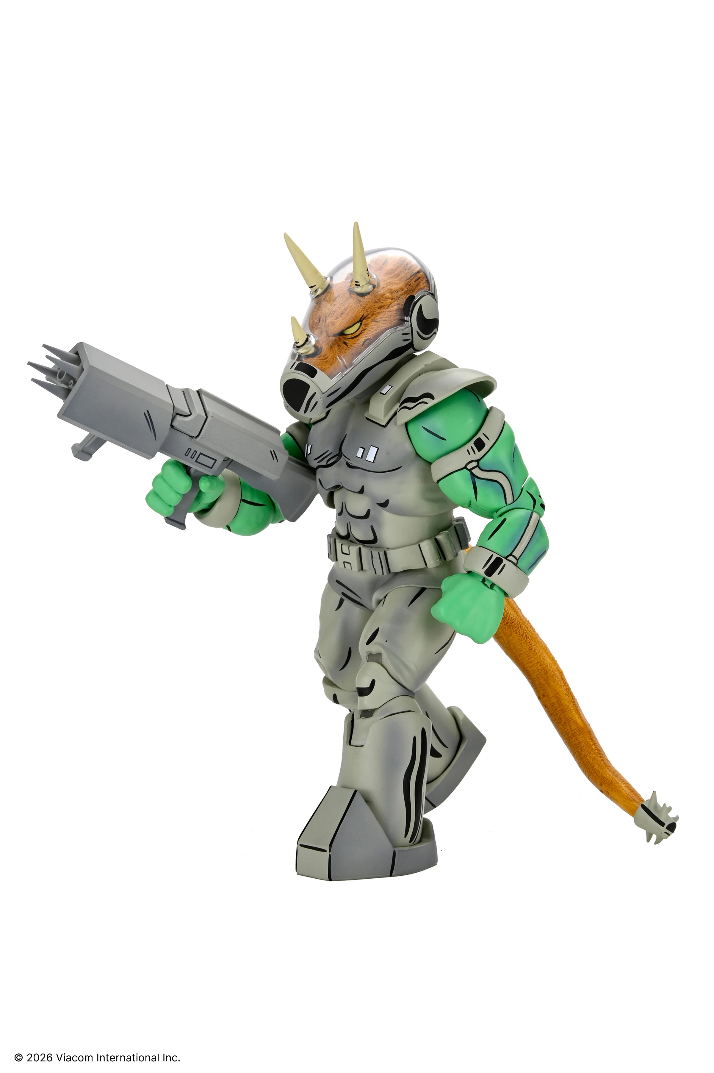 Teenage Mutant Ninja Turtles (Mirage Comics) - Shock Commando Triceraton 7” Scale Action Figure (PRE-ORDER) - Image 7