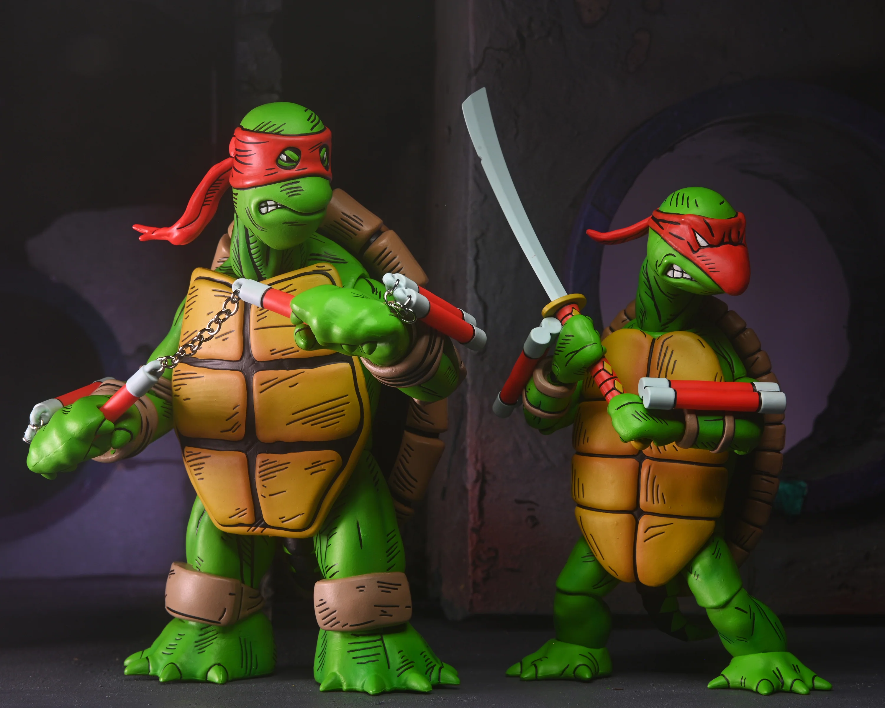 Teenage Mutant Ninja Turtles (Mirage Comics) - The First Turtles 40th Anniversary 7" Scale Action Figure 2-Pack (2024 Con Exclusive) - Image 2