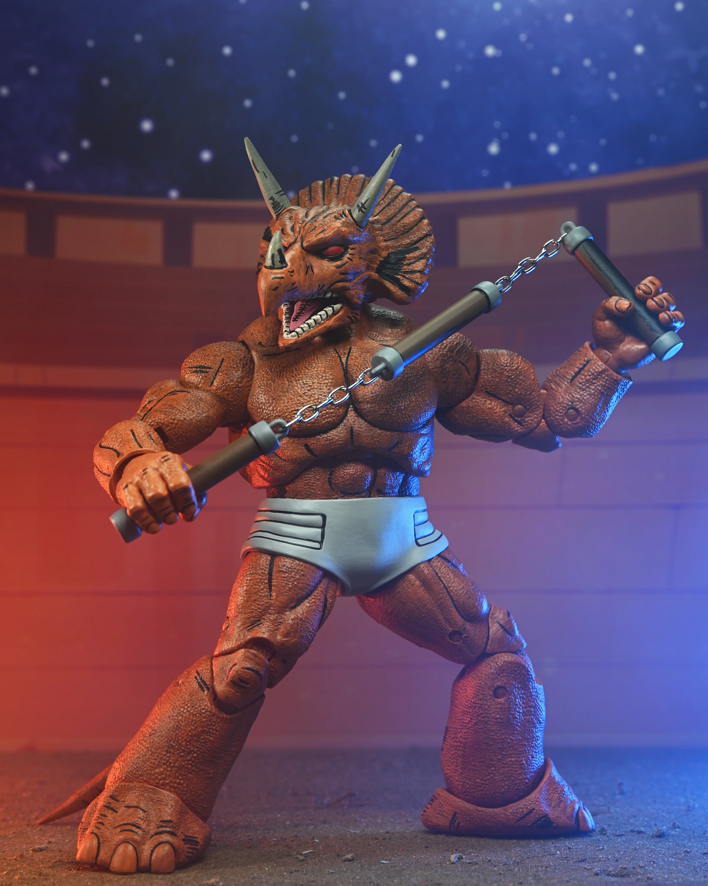 Teenage Mutant Ninja Turtles (Mirage Comics) - Triceraton Gladiator 7" Scale Action Figure - Image 6