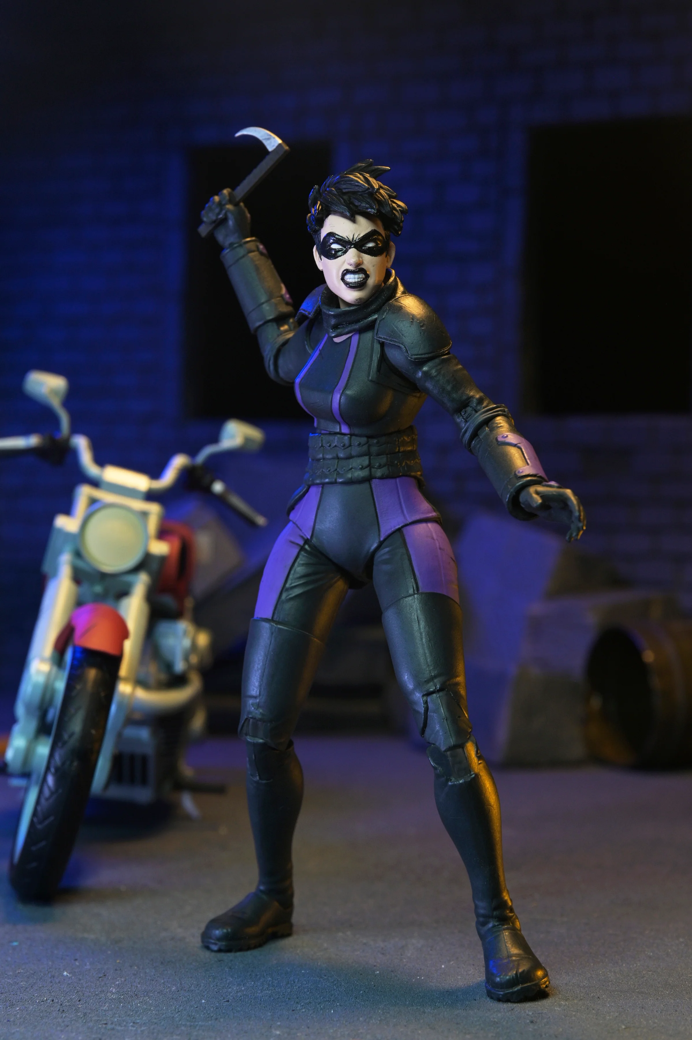 Teenage Mutant Ninja Turtles (The Last Ronin) - Casey Marie with Motorcycle 7" Scale Action Figure