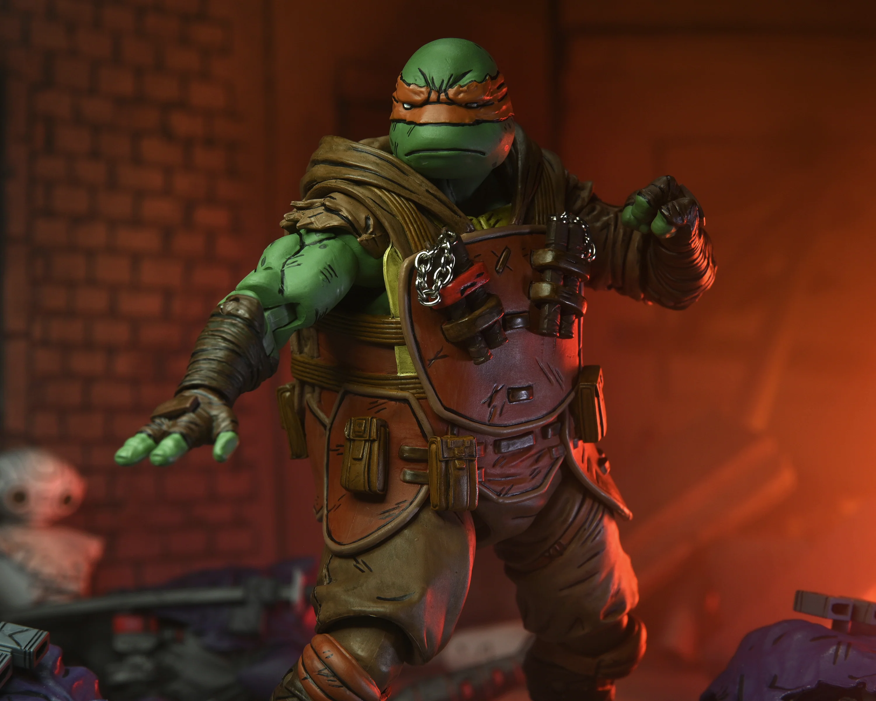 Teenage Mutant Ninja Turtles (The Last Ronin) - Ultimate Flashback Michelangelo 7" Scale Action Figure - Image 10