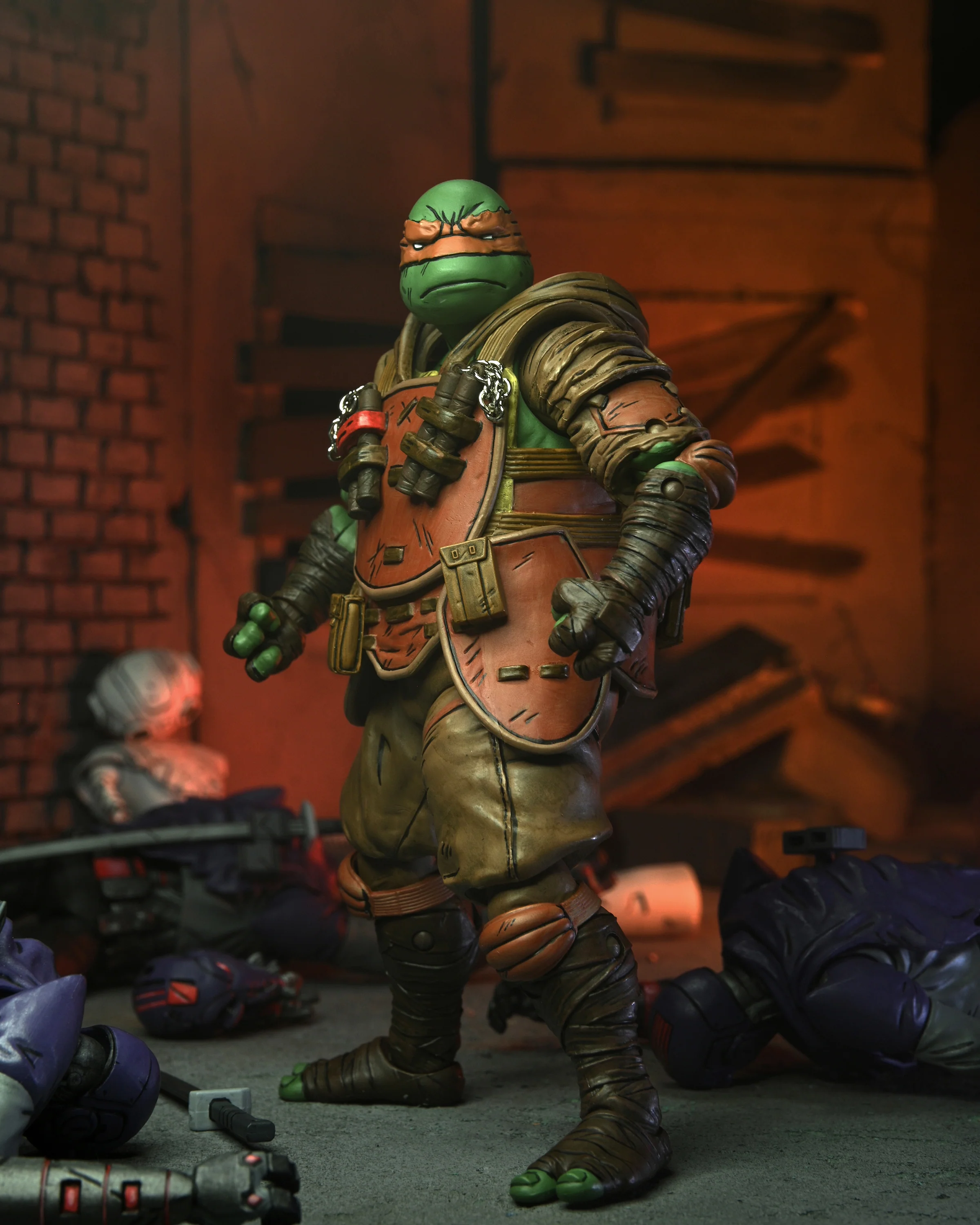 Teenage Mutant Ninja Turtles (The Last Ronin) - Ultimate Flashback Michelangelo 7" Scale Action Figure - Image 12