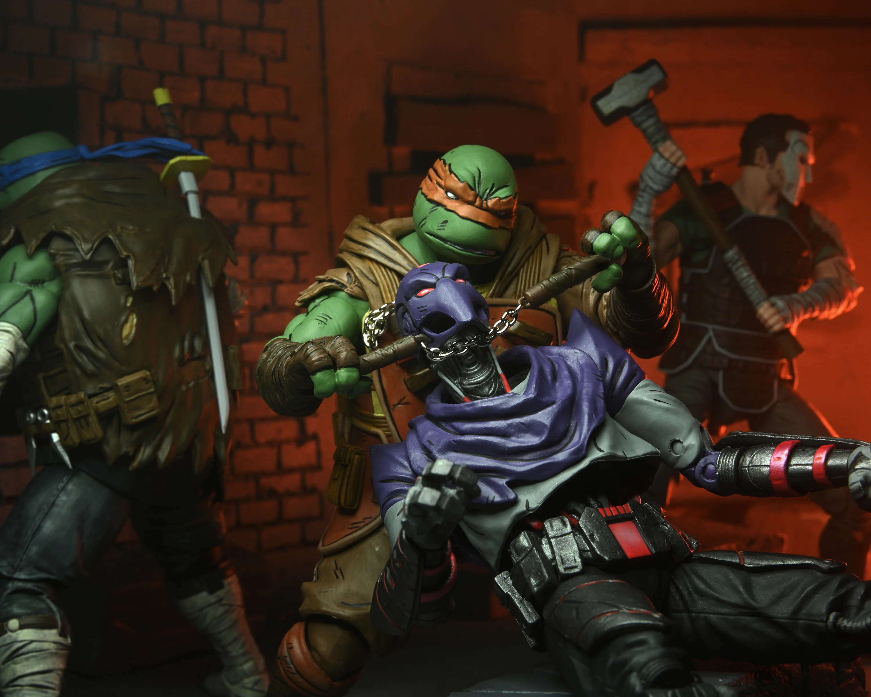 Teenage Mutant Ninja Turtles (The Last Ronin) - Ultimate Flashback Michelangelo 7" Scale Action Figure - Image 7