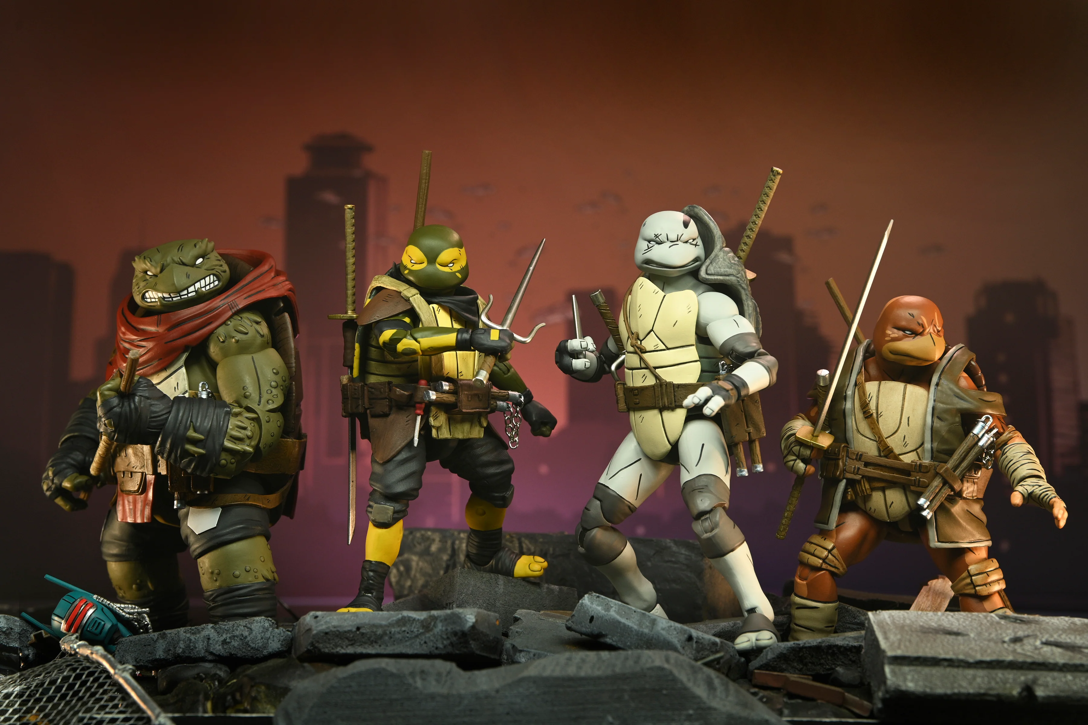 Teenage Mutant Ninja Turtles (The Last Ronin) - Ultimate Moja, Odyn, Uno & Yi 7” Scale Action Figure Bundle - Image 4