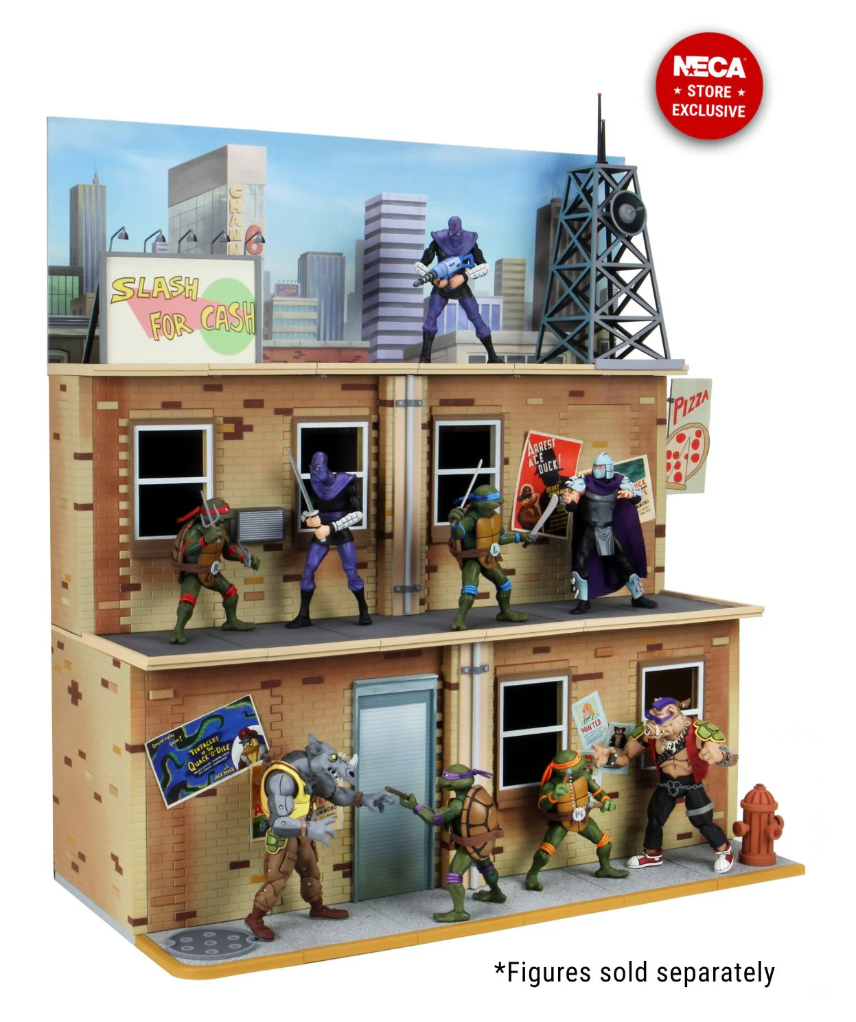 Teenage Mutant Ninja Turtles (Cartoon) – Street Scene Diorama - Image 3