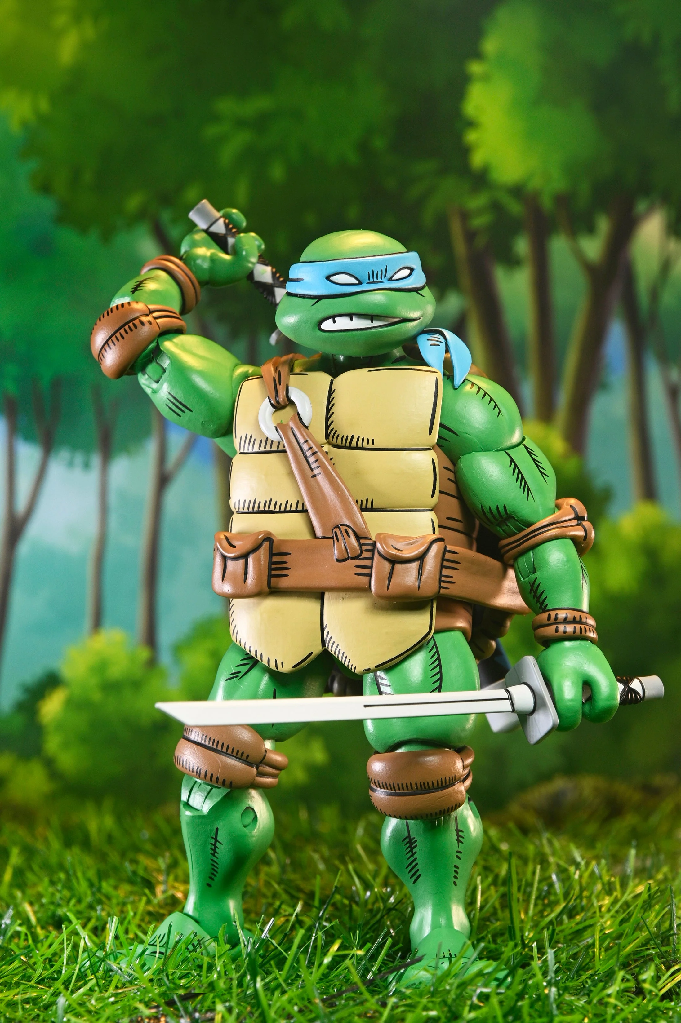 Teenage Mutant Ninja Turtles x Usagi Yojimbo - Ultimate 7” Scale Action Figure Bundle (Usagi, Leonardo, Donatello, Raphael & Michelangelo) - Image 19