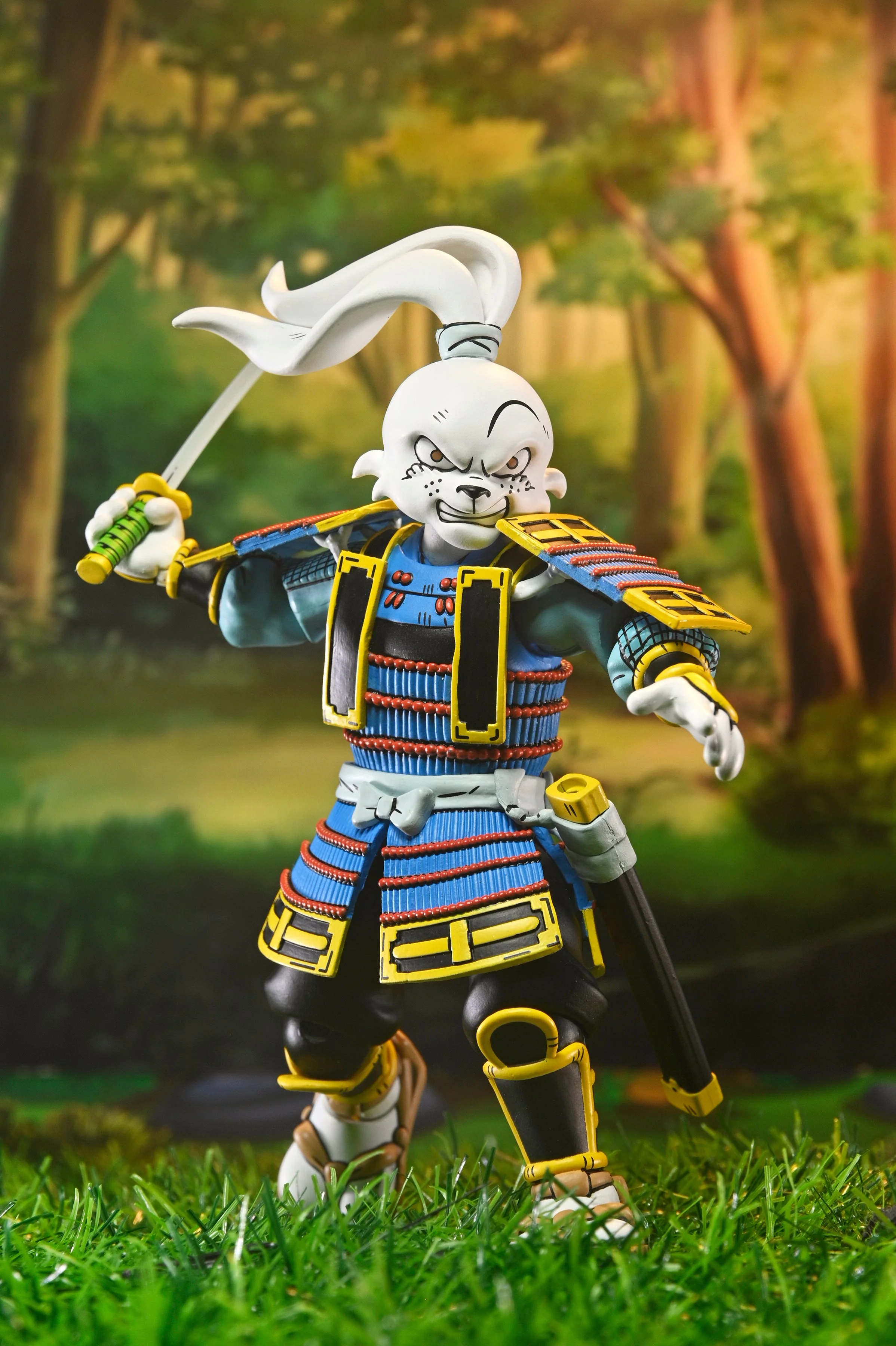 Teenage Mutant Ninja Turtles x Usagi Yojimbo - Ultimate 7” Scale Action Figure Bundle (Usagi, Leonardo, Donatello, Raphael & Michelangelo) - Image 2