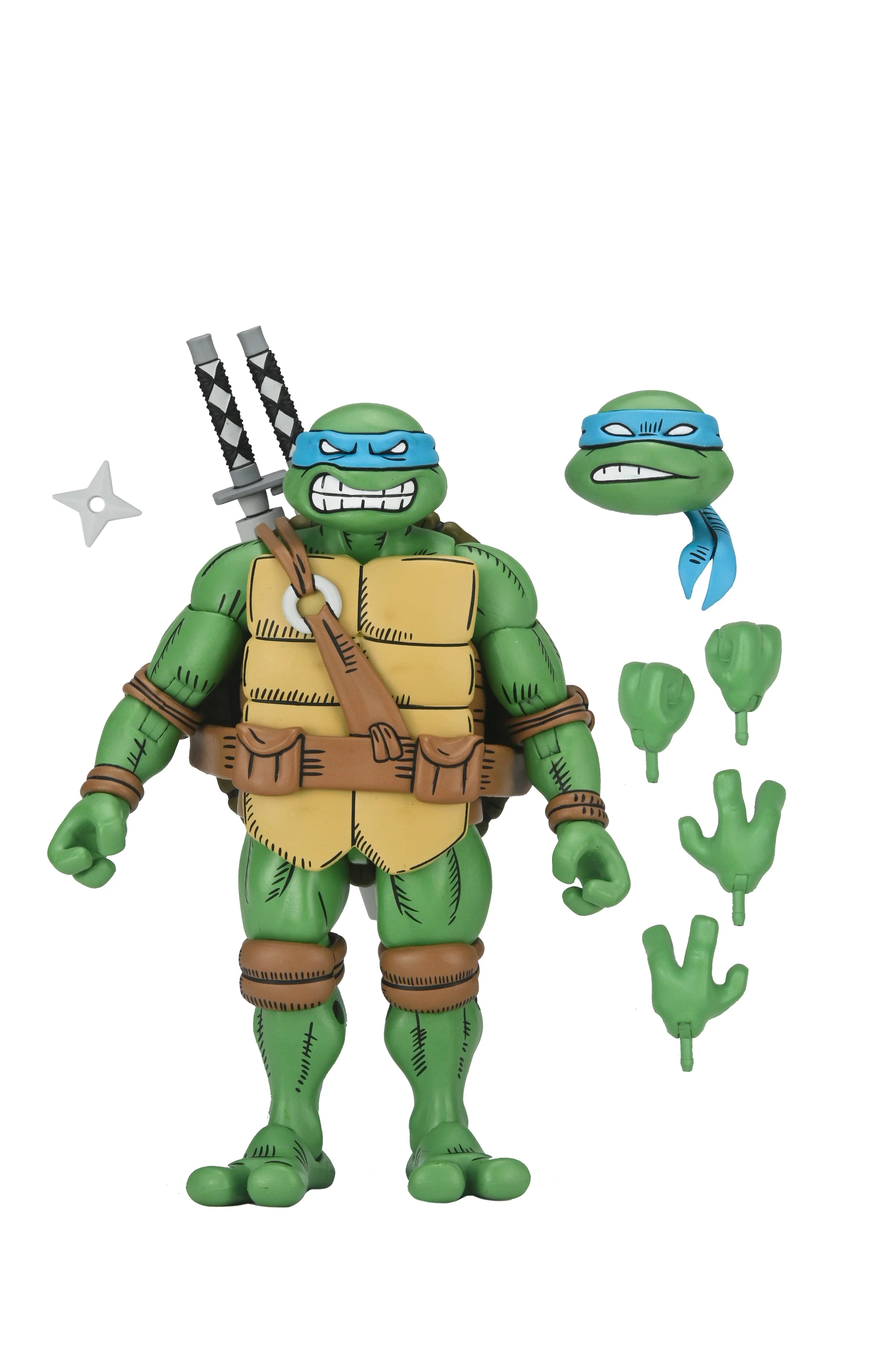 Teenage Mutant Ninja Turtles x Usagi Yojimbo - Ultimate 7” Scale Action Figure Bundle (Usagi, Leonardo, Donatello, Raphael & Michelangelo) - Image 20
