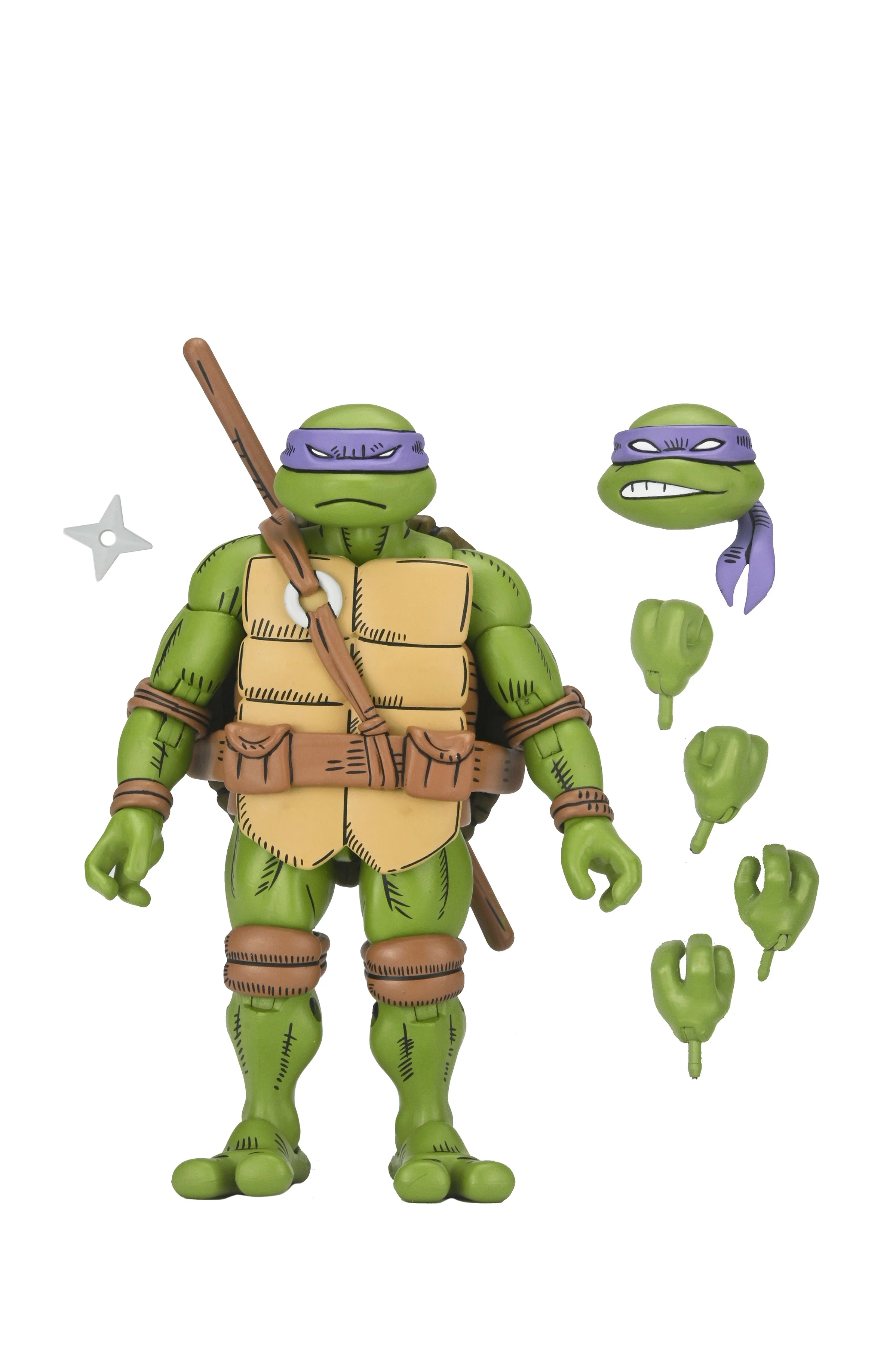Teenage Mutant Ninja Turtles x Usagi Yojimbo - Ultimate 7” Scale Action Figure Bundle (Usagi, Leonardo, Donatello, Raphael & Michelangelo) - Image 34
