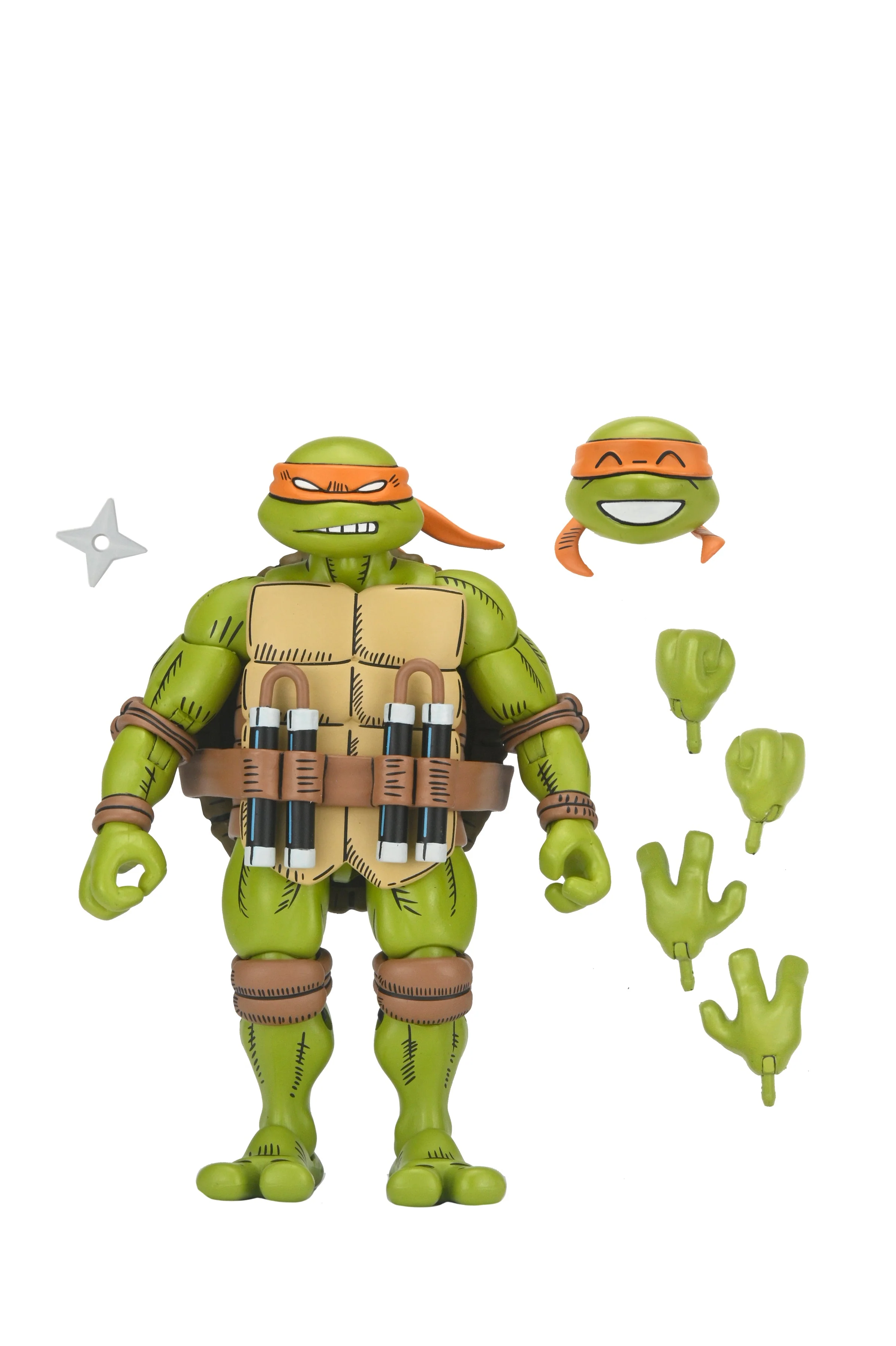 Teenage Mutant Ninja Turtles x Usagi Yojimbo - Ultimate 7” Scale Action Figure Bundle (Usagi, Leonardo, Donatello, Raphael & Michelangelo) - Image 60
