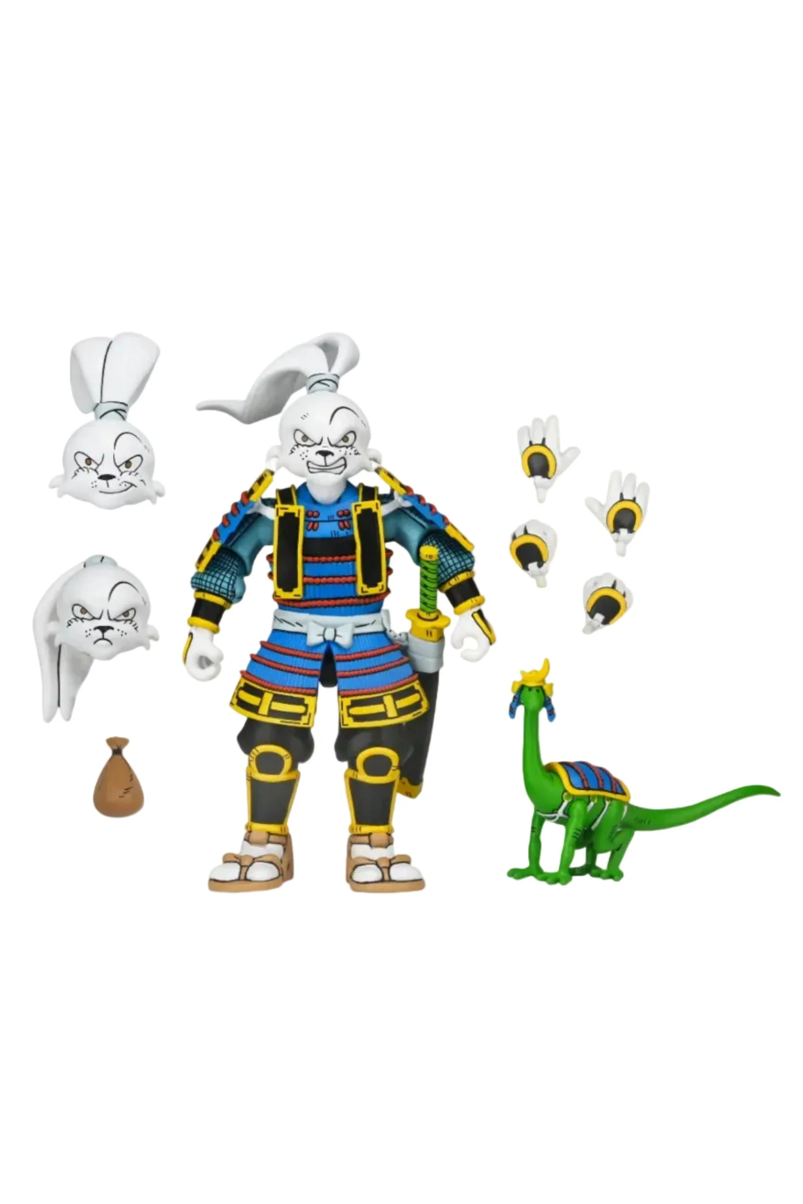 Teenage Mutant Ninja Turtles x Usagi Yojimbo - Ultimate 7” Scale Action Figure Bundle (Usagi, Leonardo, Donatello, Raphael & Michelangelo) - Image 8