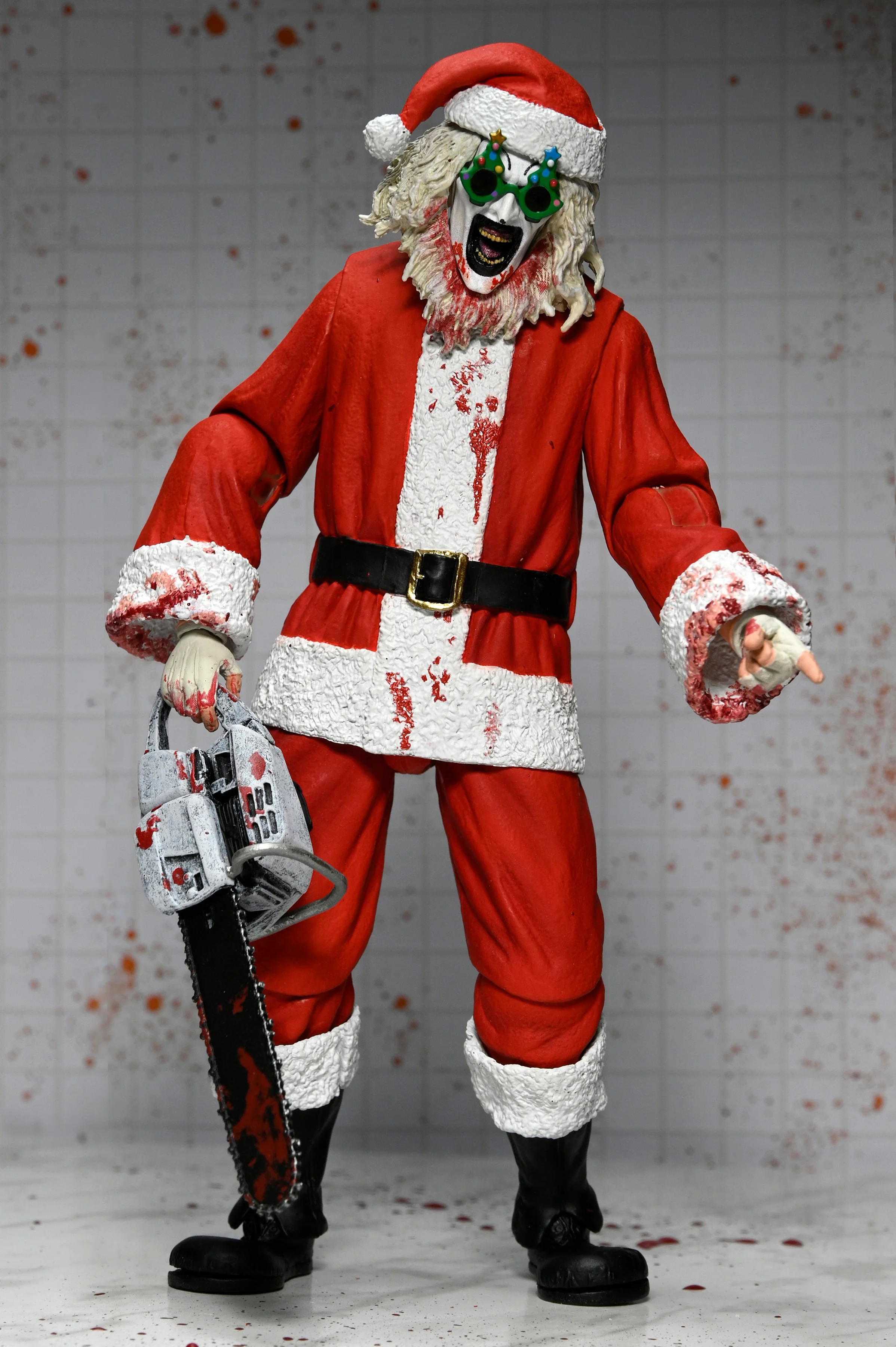 Terrifier 3 - Ultimate Bloody Santa Suit Art the Clown 7" Scale Action Figure (PRE-ORDER)