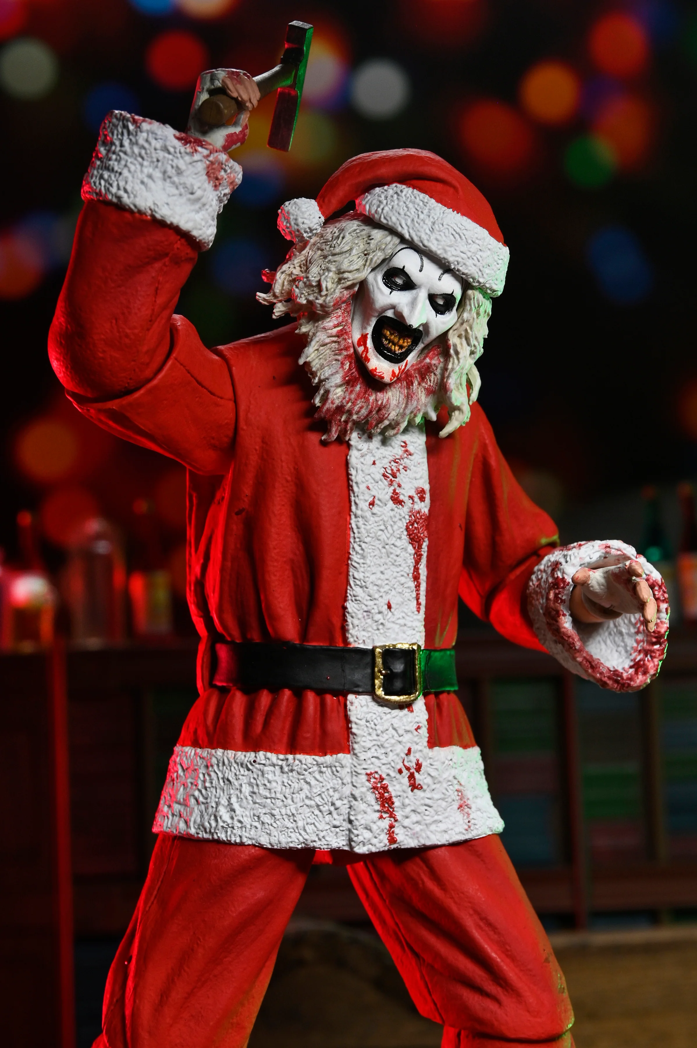 Terrifier 3 - Ultimate Bloody Santa Suit Art the Clown 7" Scale Action Figure (PRE-ORDER) - Image 3