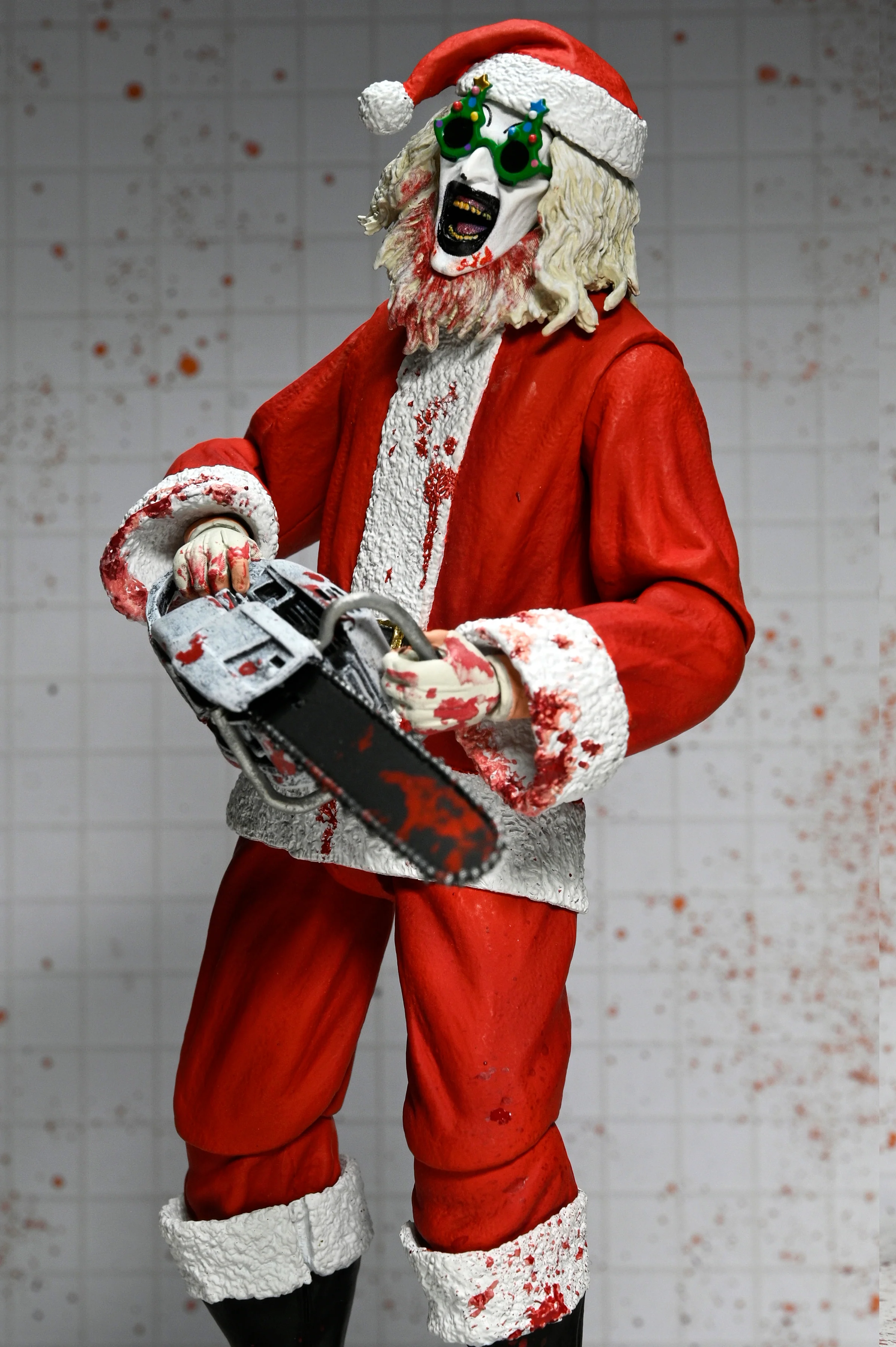 Terrifier 3 - Ultimate Bloody Santa Suit Art the Clown 7" Scale Action Figure (PRE-ORDER) - Image 4