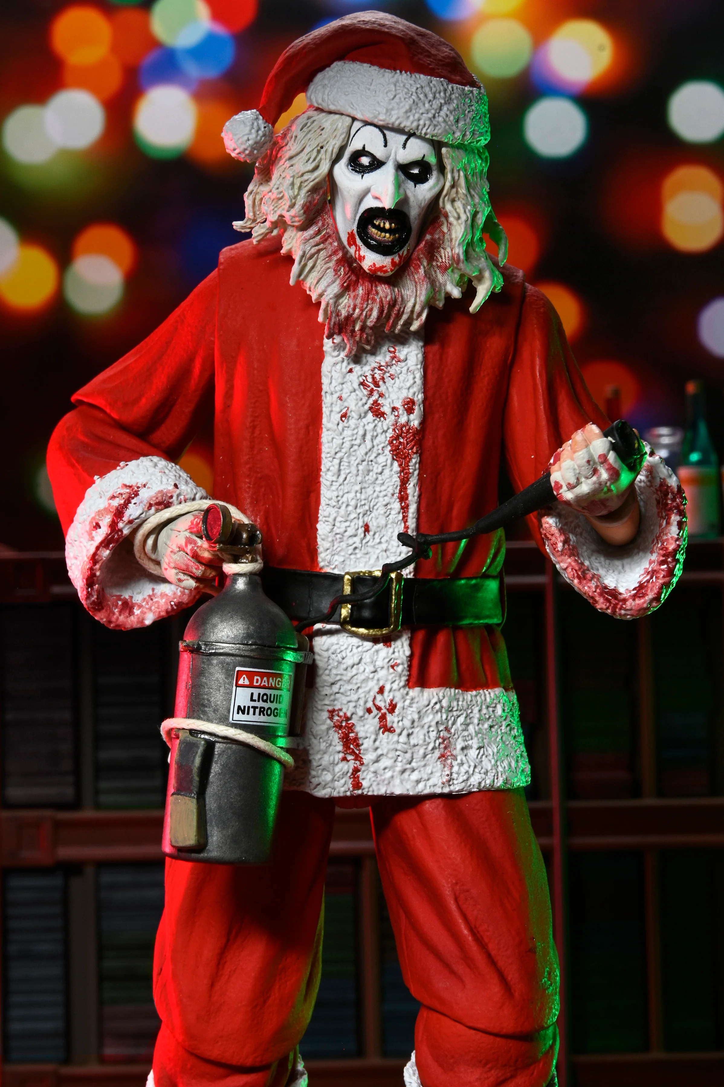 Terrifier 3 - Ultimate Bloody Santa Suit Art the Clown 7" Scale Action Figure (PRE-ORDER) - Image 9