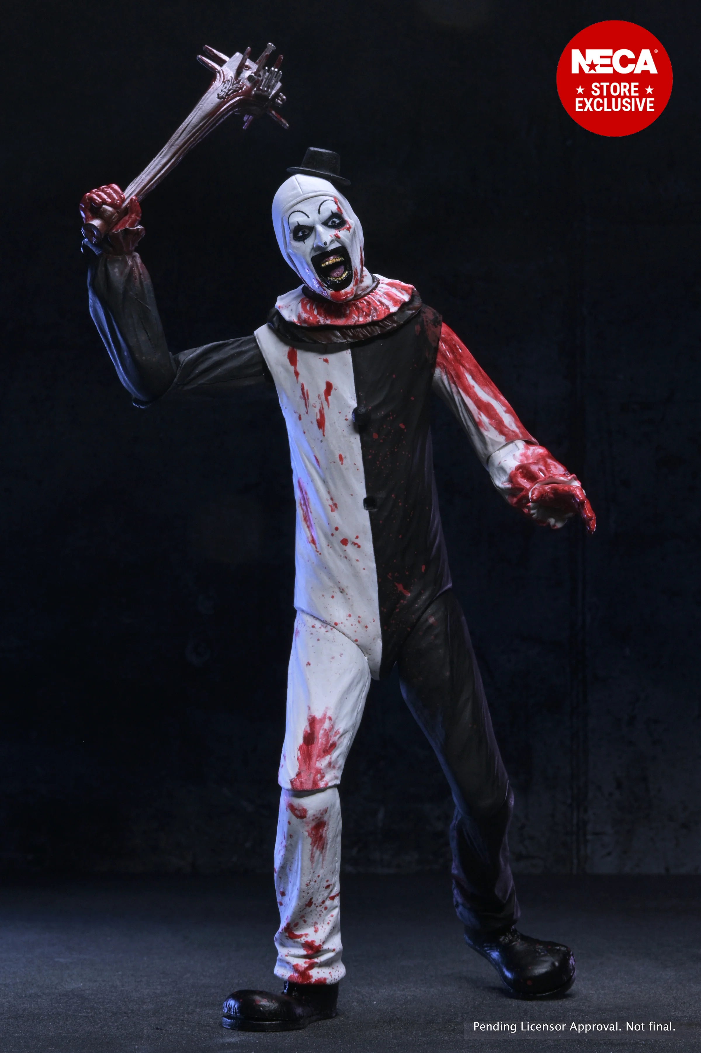 Terrifier - Bloody Art the Clown 1/4 Scale Action Figure (PRE-ORDER) (NECA STORE EXCLUSIVE) - Image 2