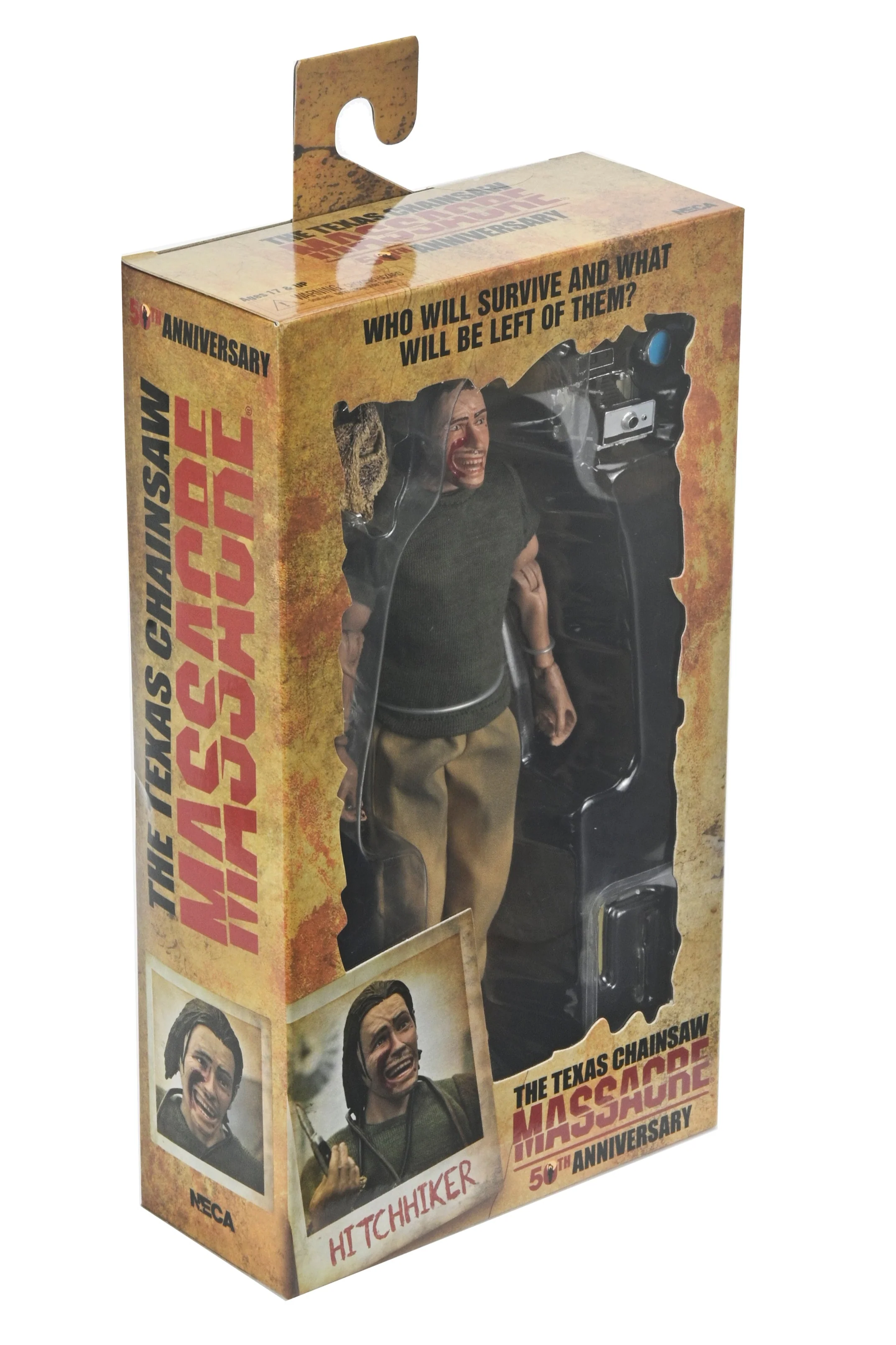 Texas Chainsaw Massacre - 50th Anniversary Hitchhiker 8" Clothed Action Figure - Image 13