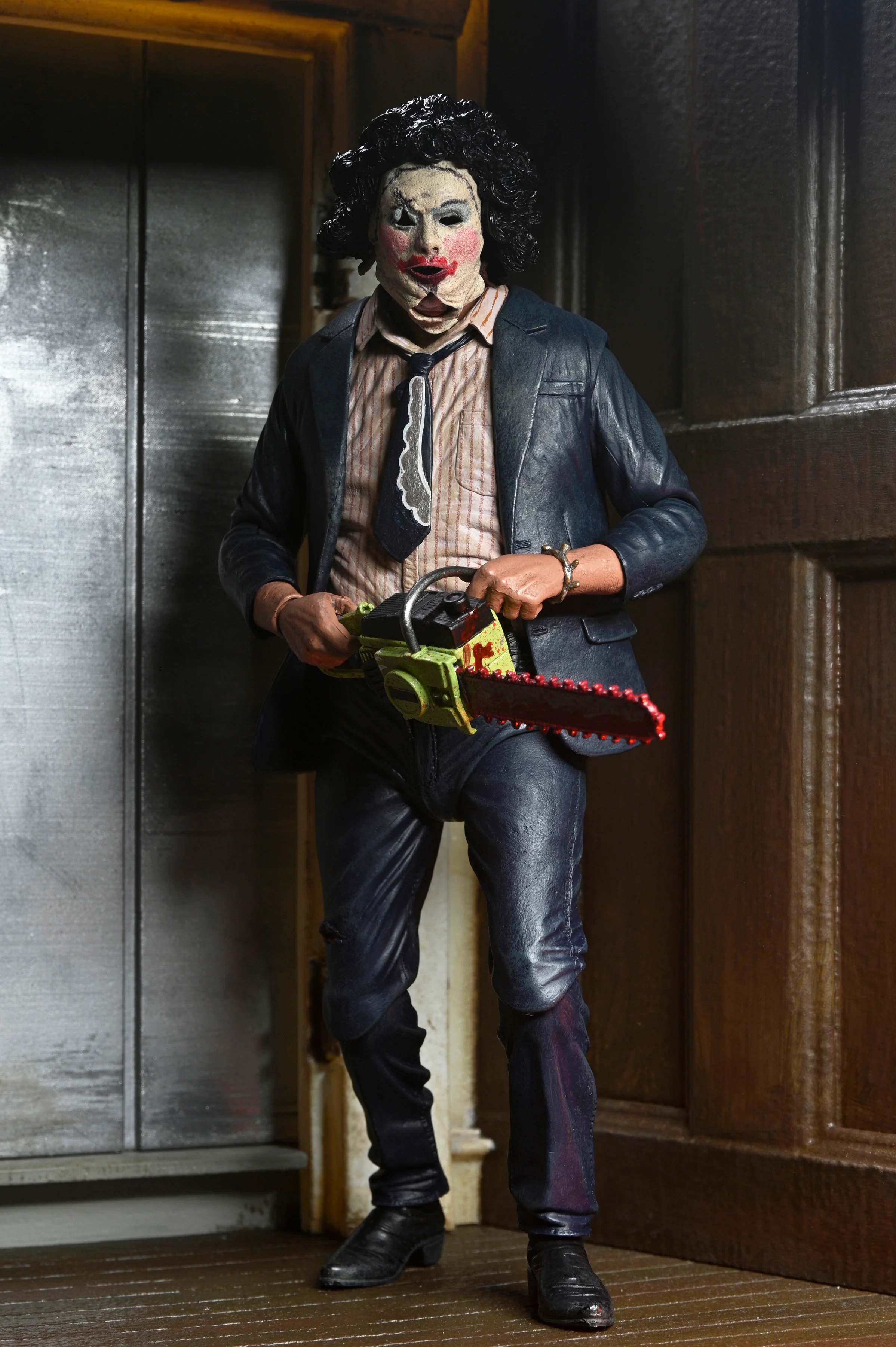Texas Chainsaw Massacre - 50th Anniversary Ultimate Leatherface with Pretty Woman Mask 7" Scale Action Figure