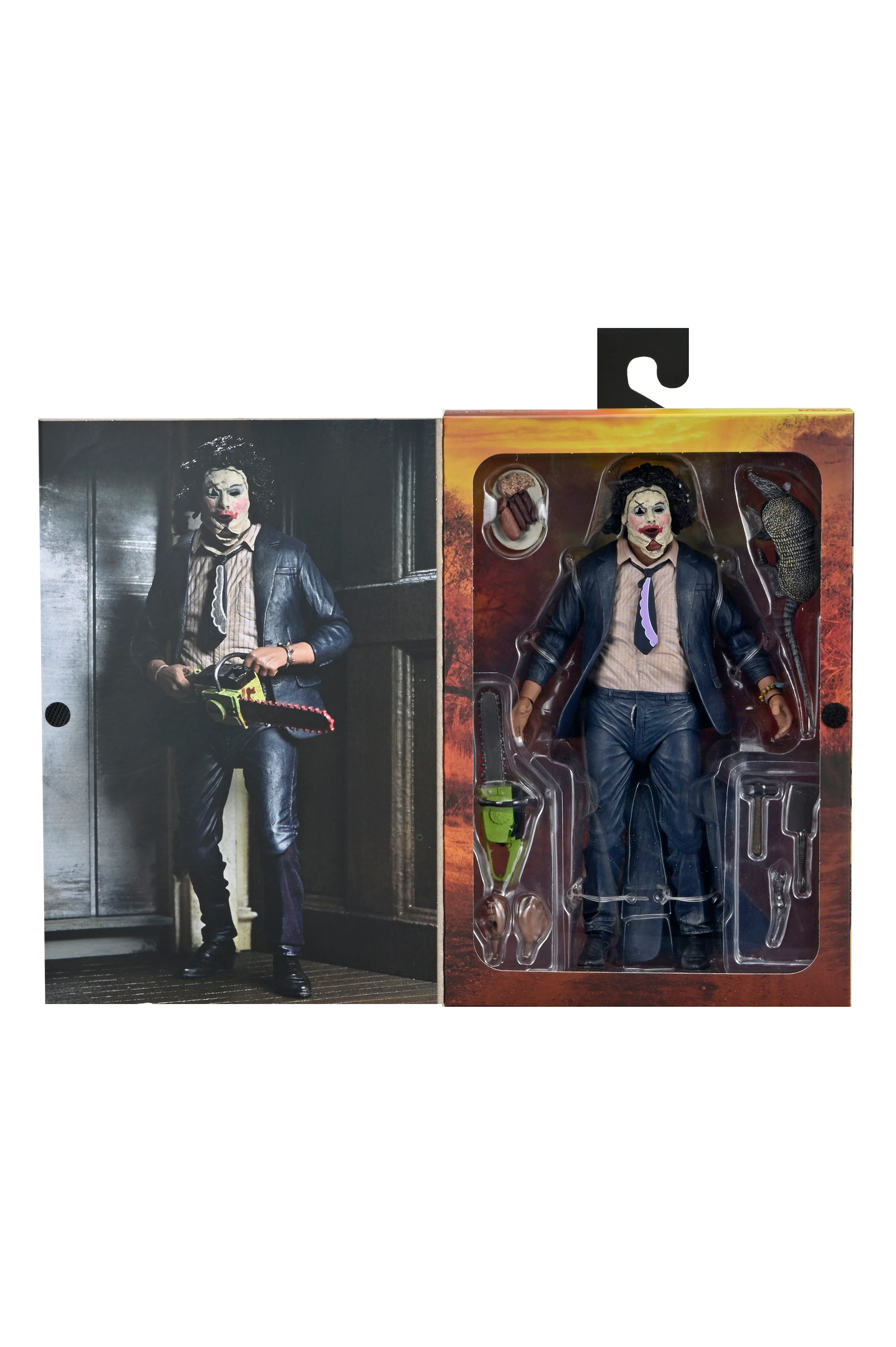 Texas Chainsaw Massacre - 50th Anniversary Ultimate Leatherface with Pretty Woman Mask 7" Scale Action Figure - Image 18