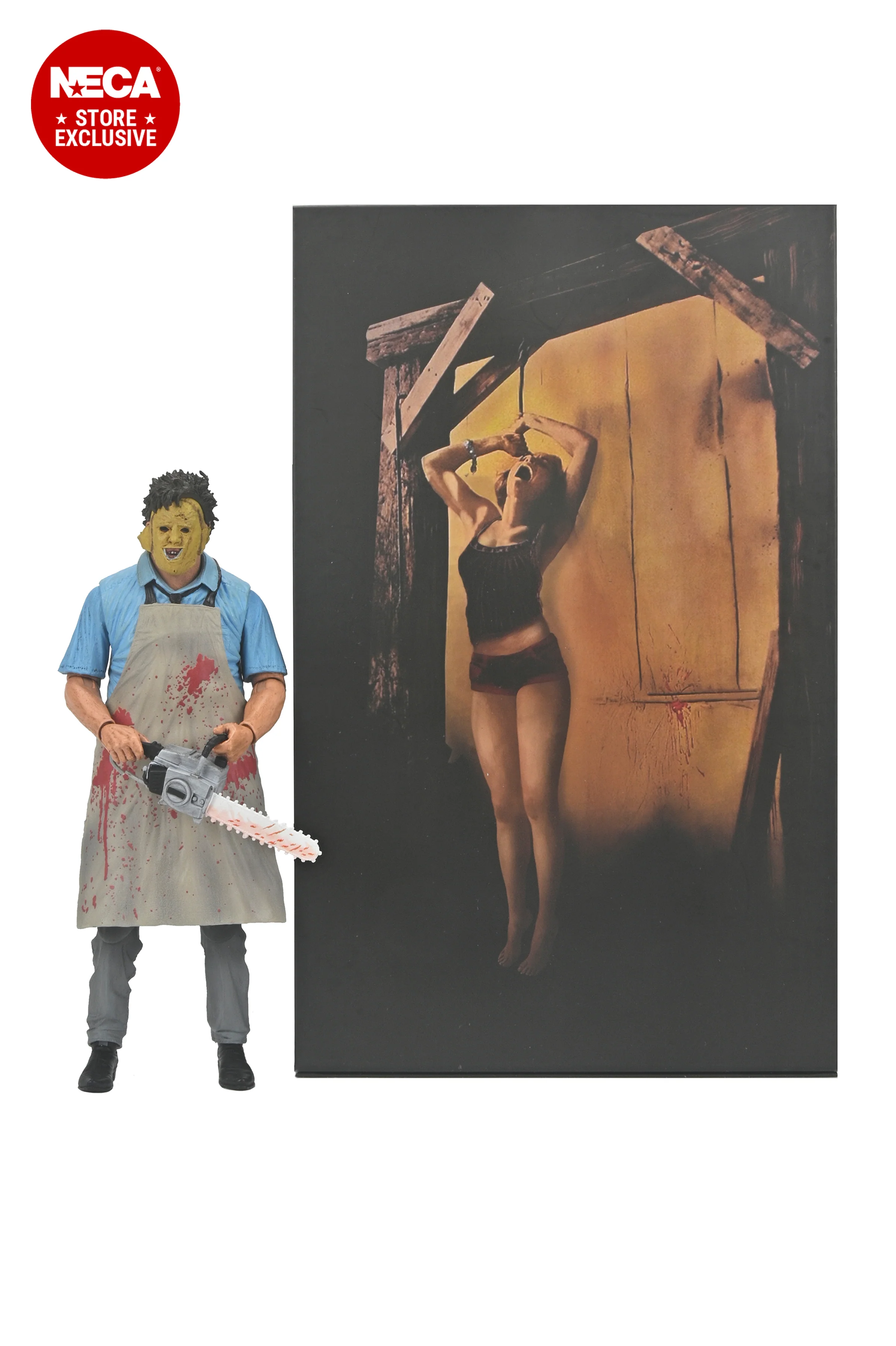 Texas Chainsaw Massacre - 50th Anniversary Ultimate Poster Leatherface 7" Scale Action Figure - Image 4