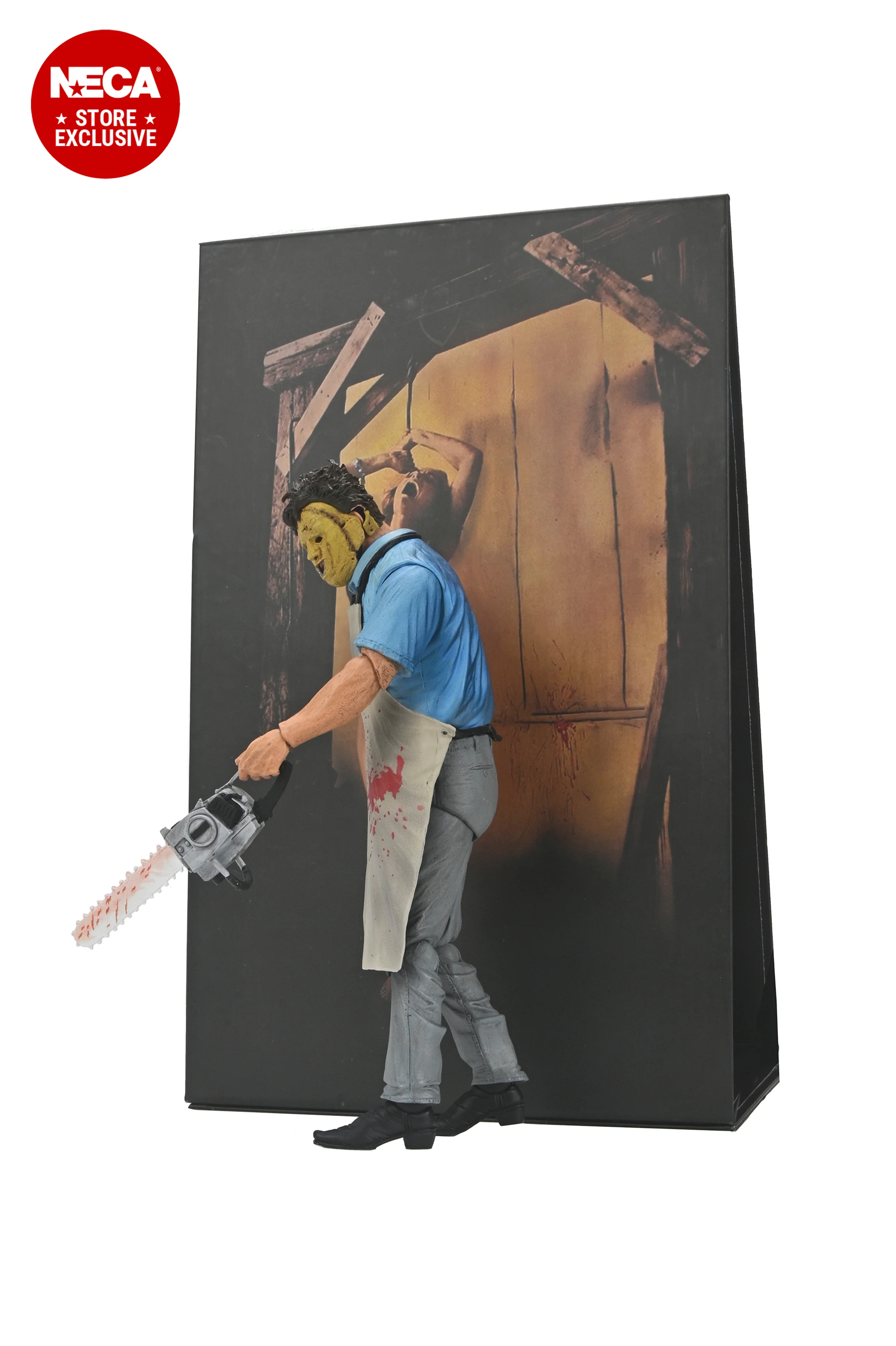 Texas Chainsaw Massacre - 50th Anniversary Ultimate Poster Leatherface 7" Scale Action Figure - Image 5