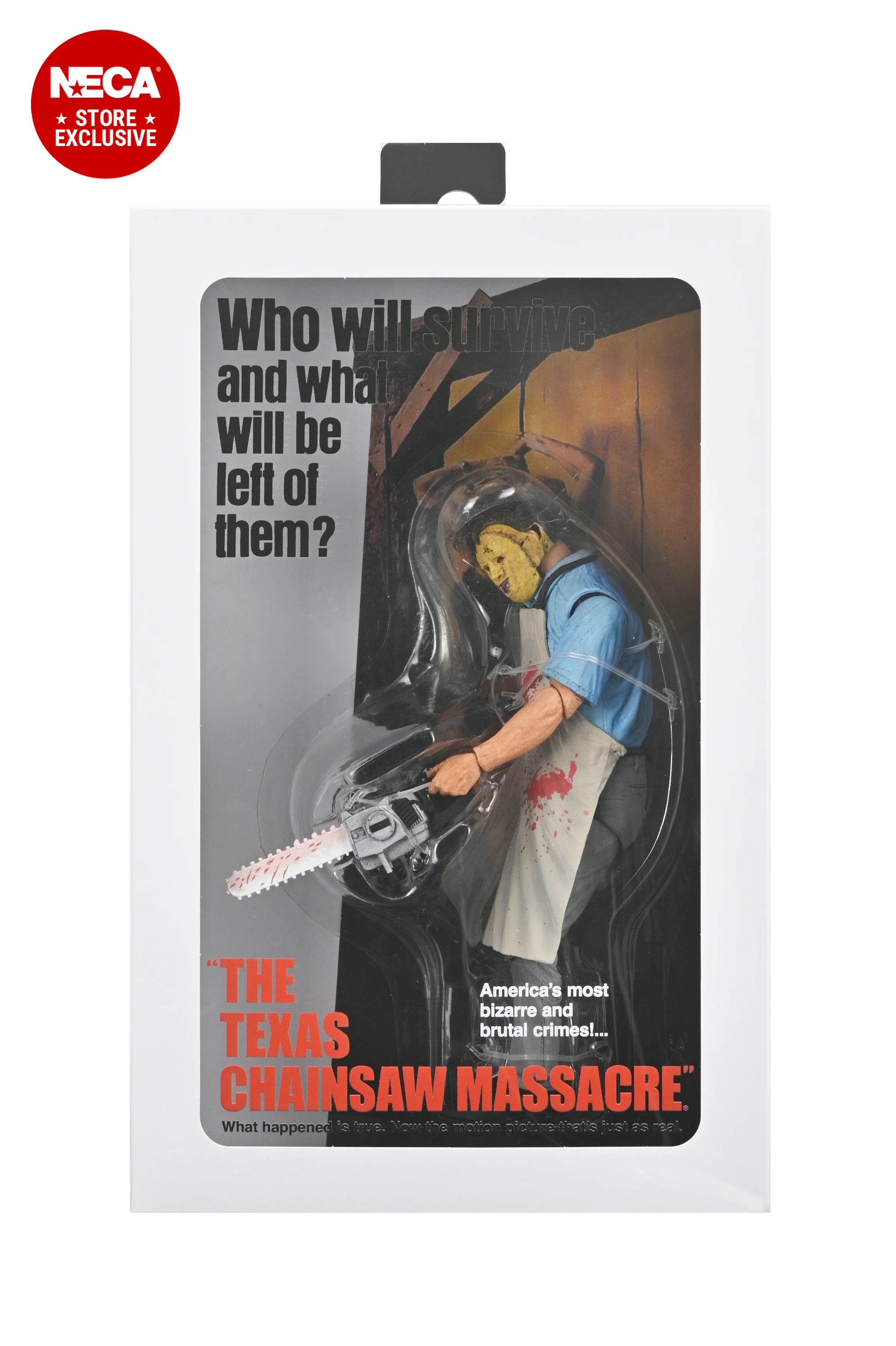 Texas Chainsaw Massacre - 50th Anniversary Ultimate Poster Leatherface 7" Scale Action Figure - Image 7