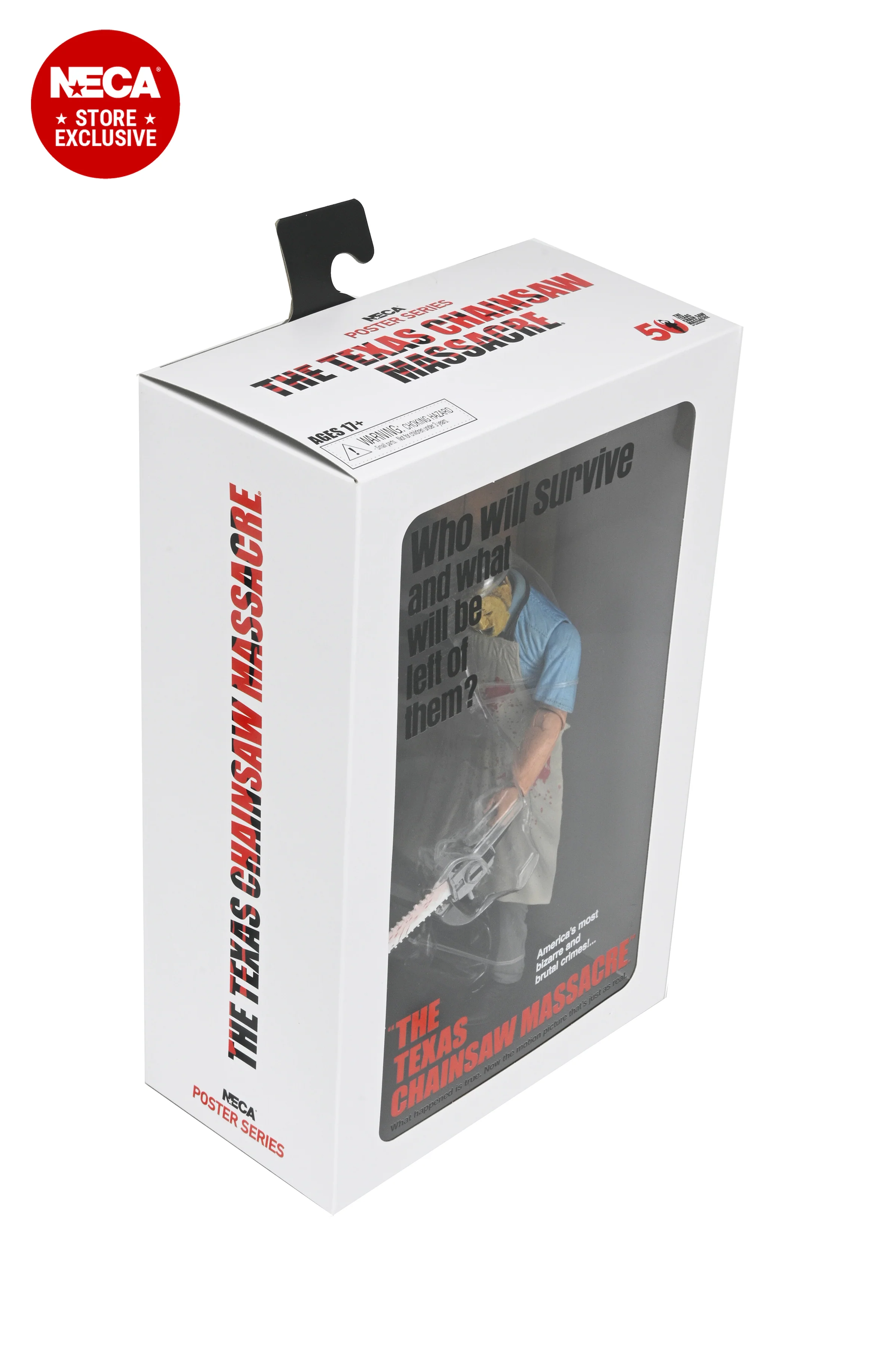 Texas Chainsaw Massacre - 50th Anniversary Ultimate Poster Leatherface 7" Scale Action Figure - Image 9