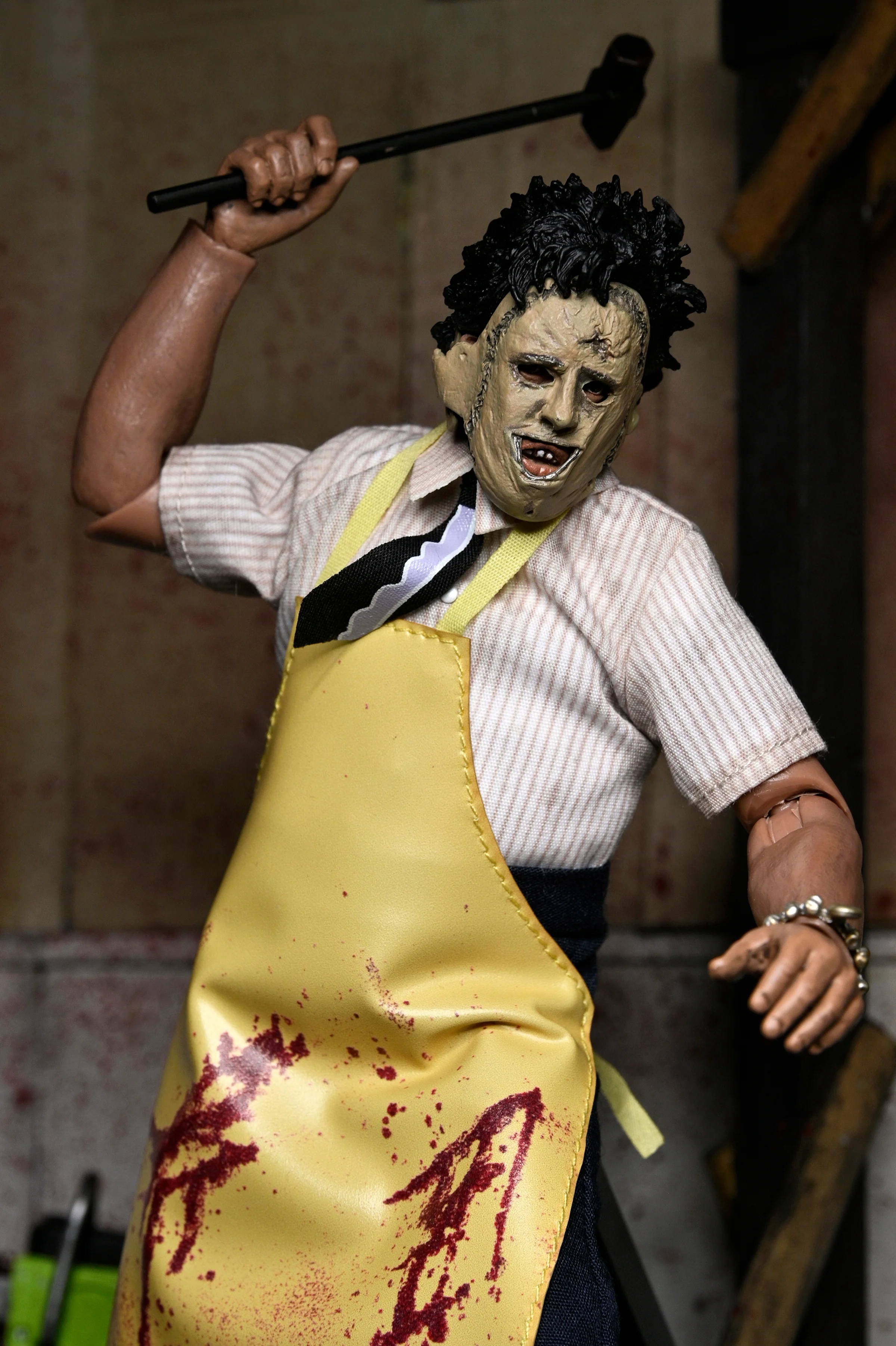 Texas Chainsaw Massacre - Leatherface 8" Clothed Action Figure in Window Box Packaging (PRE-ORDER) - Image 3