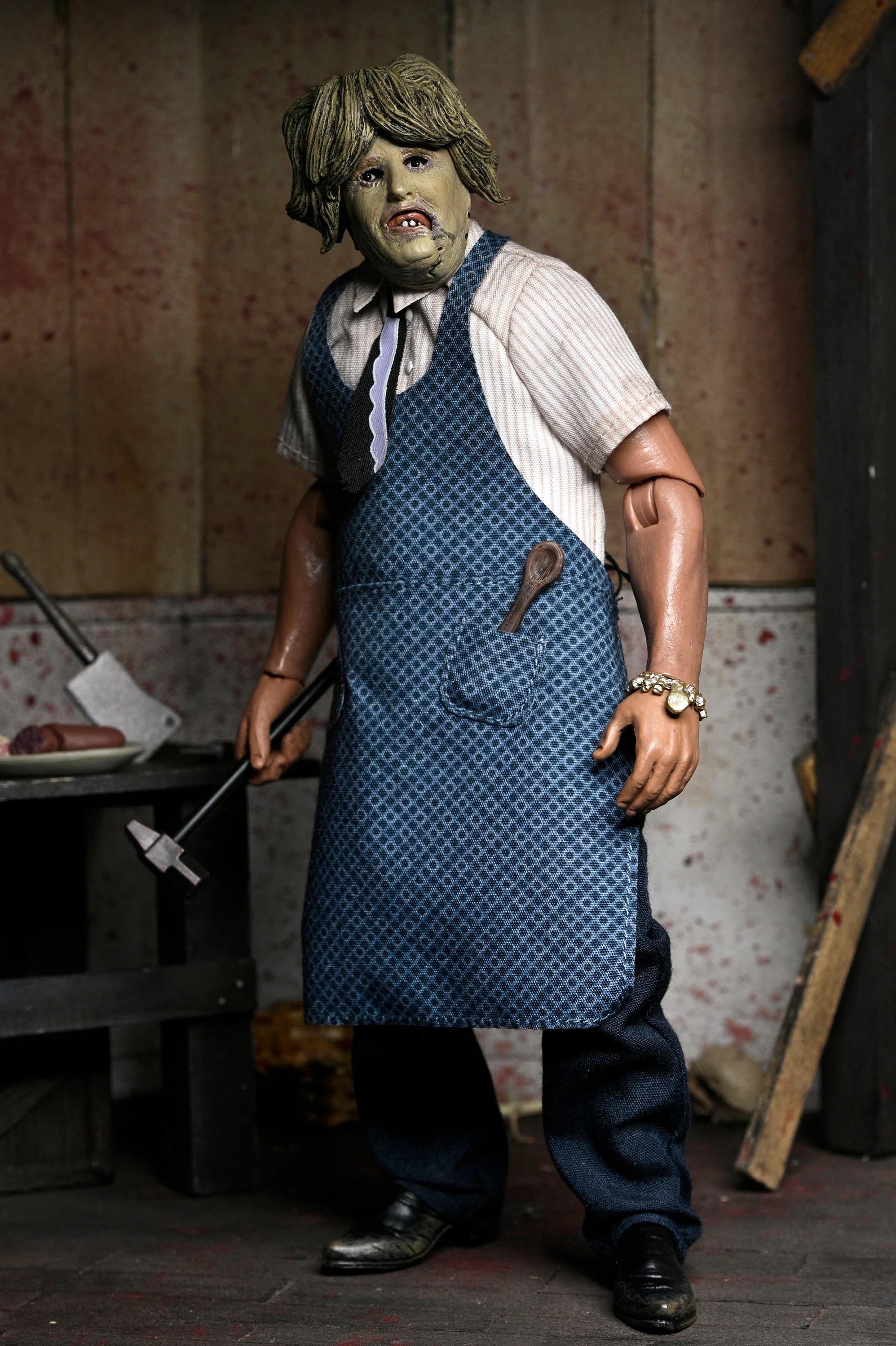 Texas Chainsaw Massacre - Leatherface with Old Lady Mask 8" Clothed Action Figure in Window Box Packaging (PRE-ORDER)