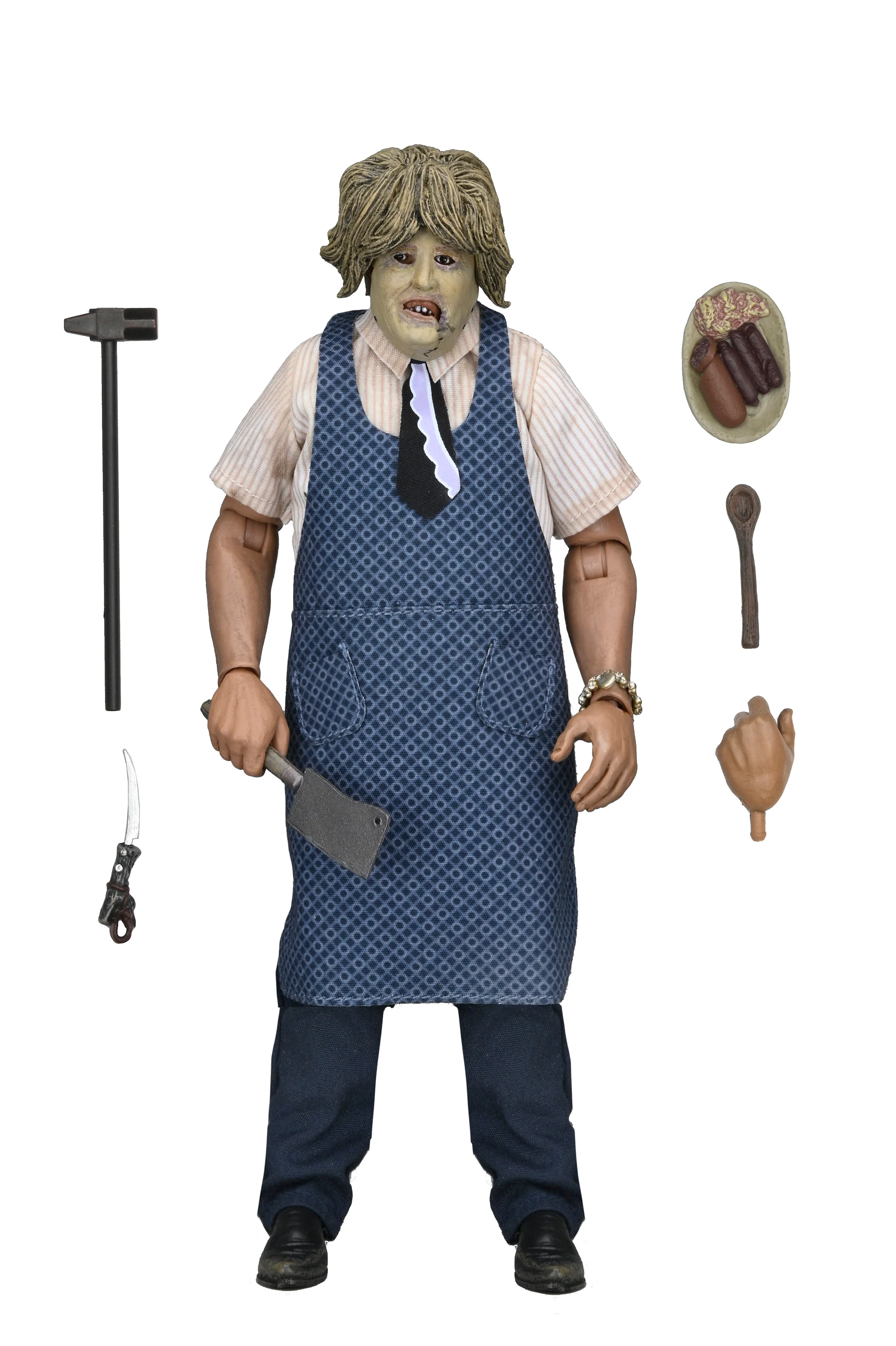 Texas Chainsaw Massacre - Leatherface with Old Lady Mask 8" Clothed Action Figure in Window Box Packaging (PRE-ORDER) - Image 7