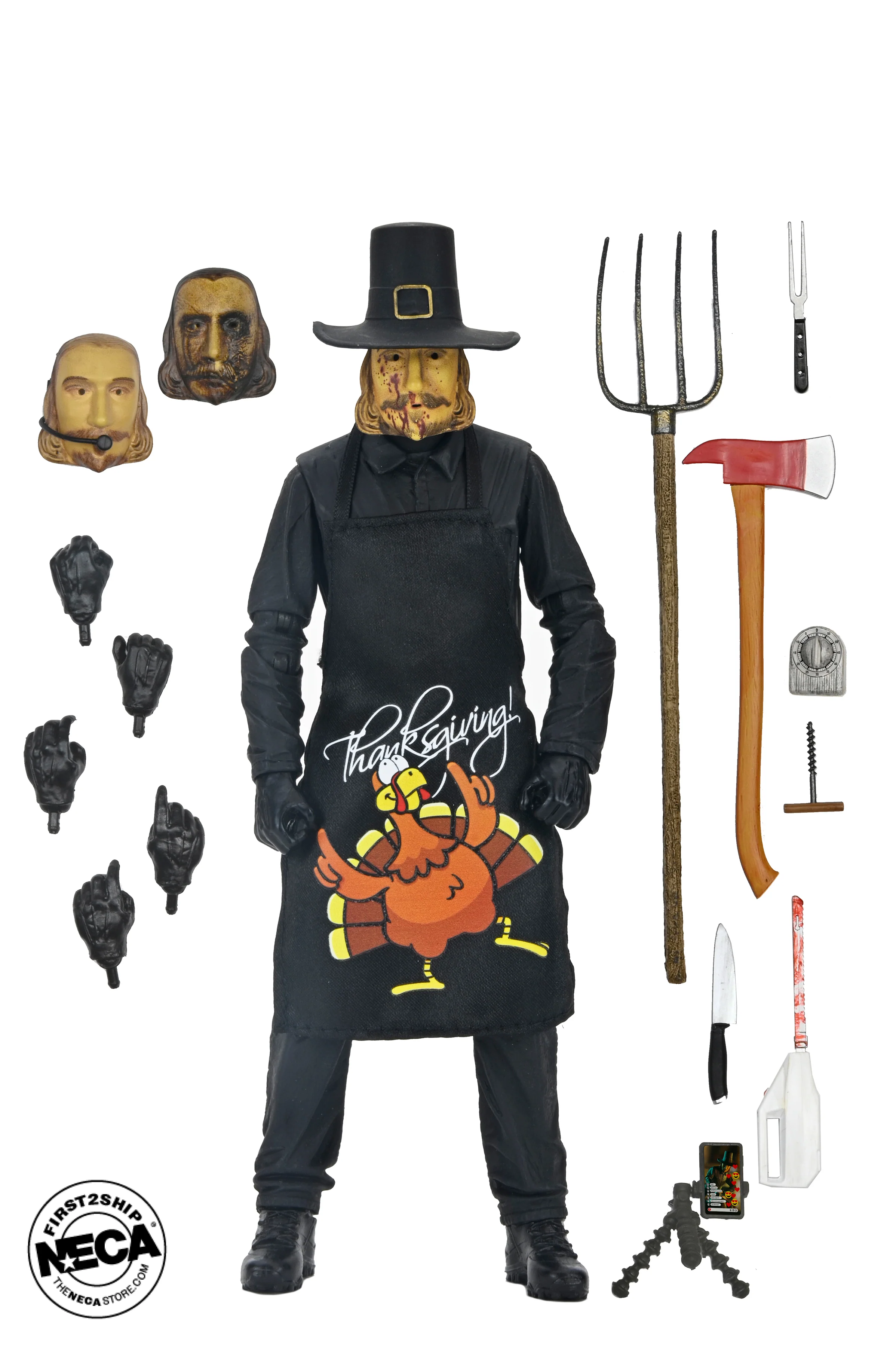 Thanksgiving - Ultimate “No Leftovers” John Carver 7” Scale Action Figure - Image 7