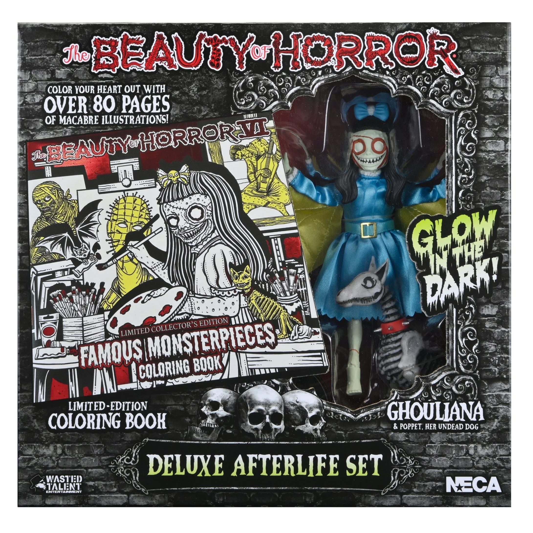 The Beauty of Horror - Ghouliana & Poppet 8" Scale Clothed Action Figure Deluxe Afterlife Set with Limited-Edition Coloring Book Signed by Alan Robert - Image 15