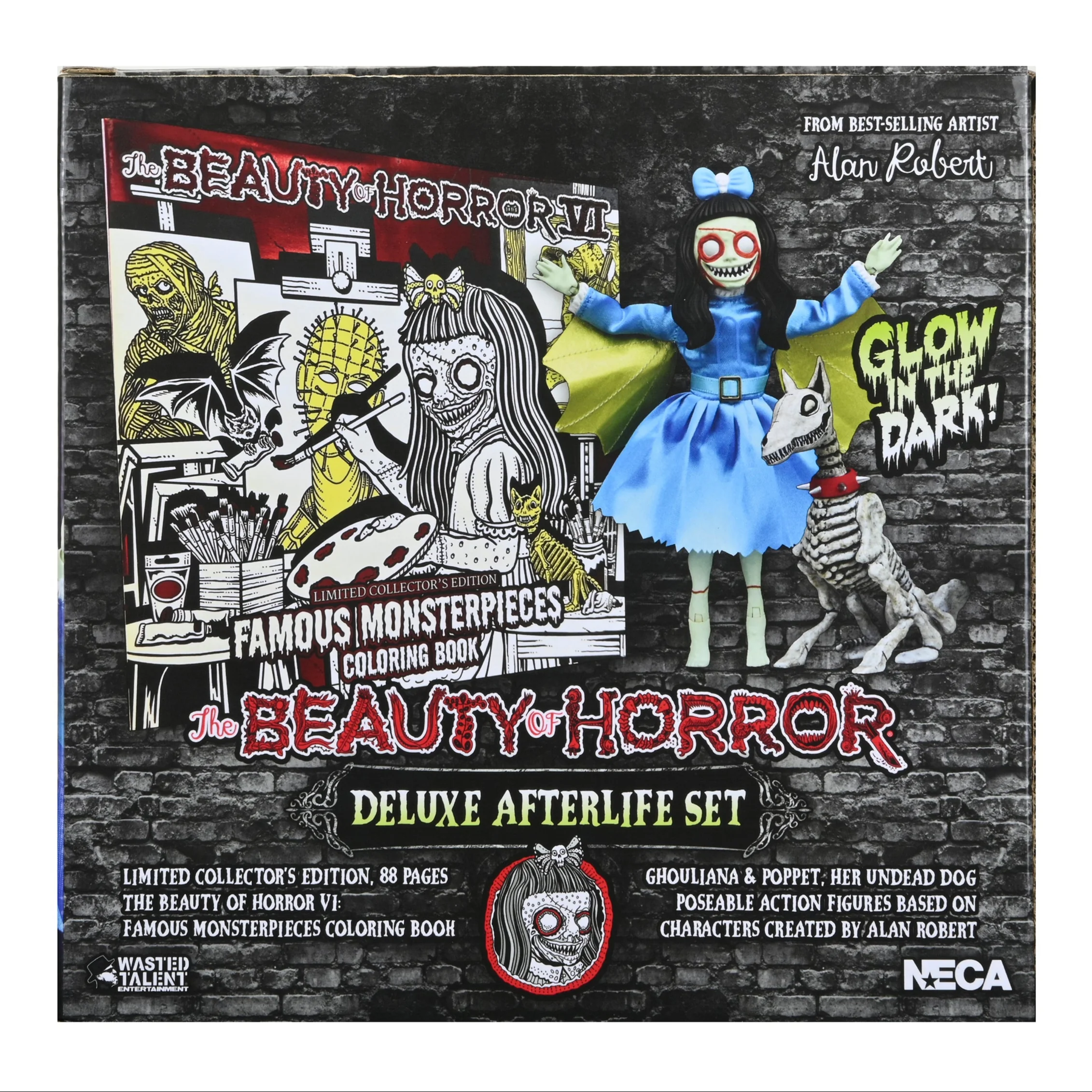 The Beauty of Horror - Ghouliana & Poppet 8" Scale Clothed Action Figure Deluxe Afterlife Set with Limited-Edition Coloring Book Signed by Alan Robert - Image 16