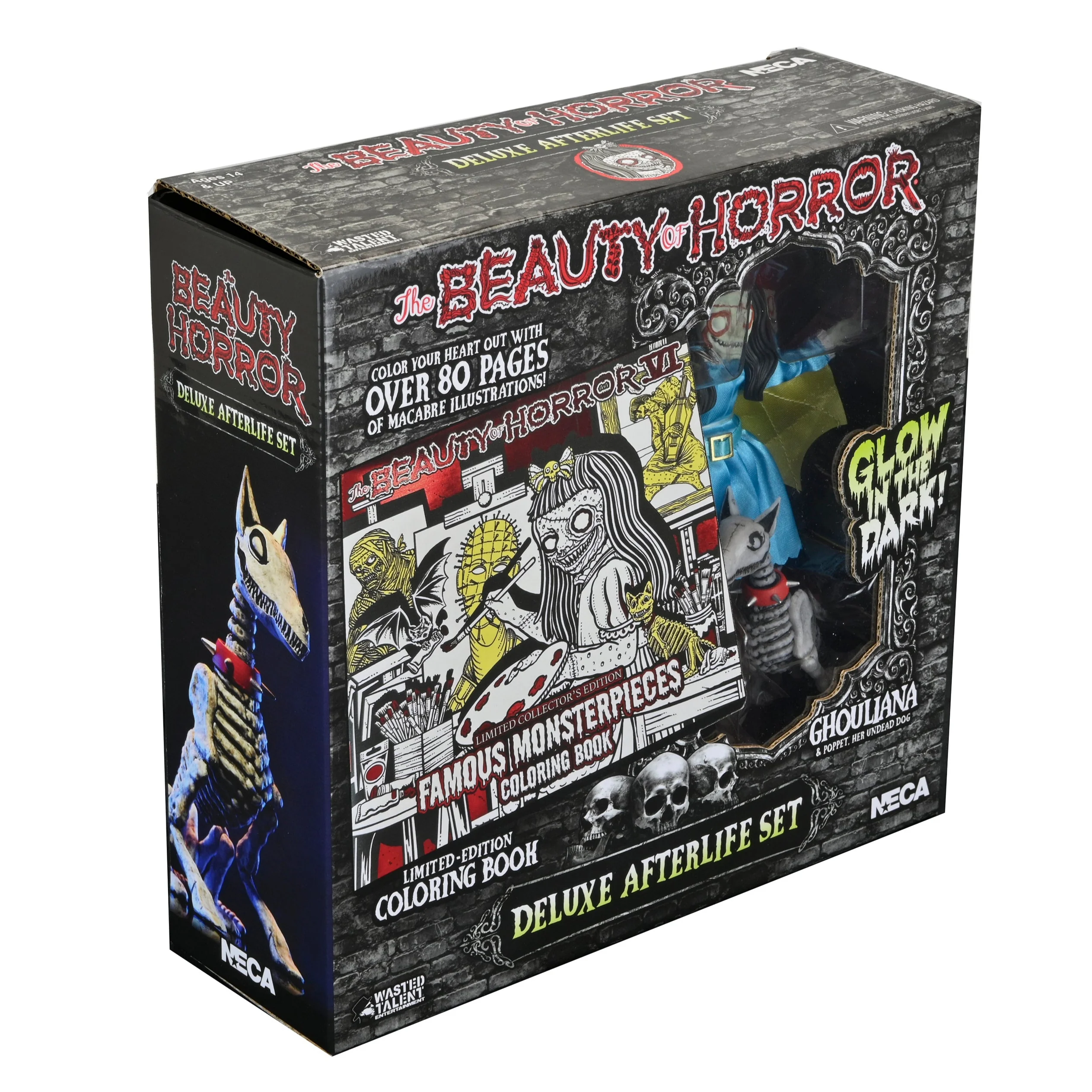 The Beauty of Horror - Ghouliana & Poppet 8" Scale Clothed Action Figure Deluxe Afterlife Set with Limited-Edition Coloring Book Signed by Alan Robert - Image 17