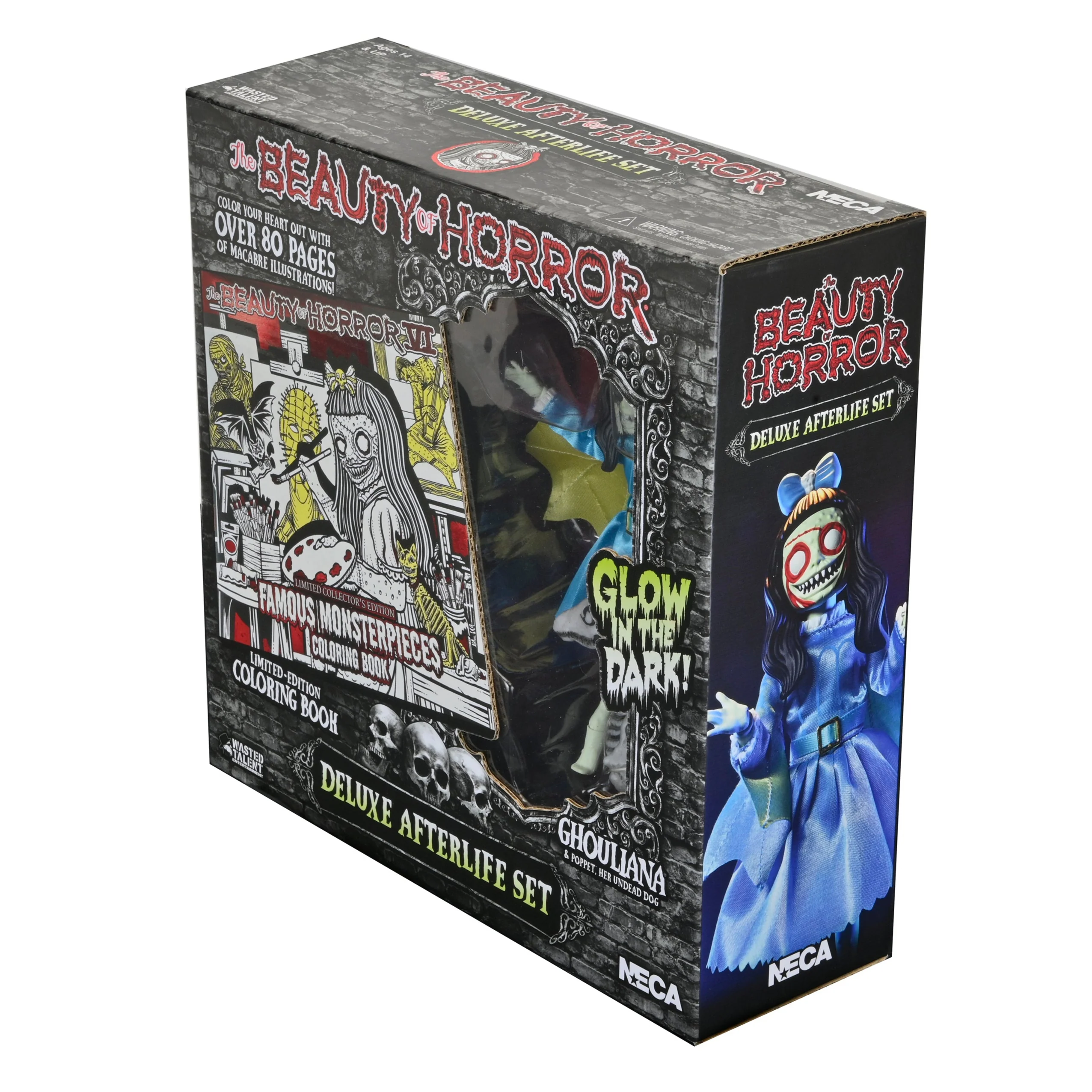 The Beauty of Horror - Ghouliana & Poppet 8" Scale Clothed Action Figure Deluxe Afterlife Set with Limited-Edition Coloring Book Signed by Alan Robert - Image 18